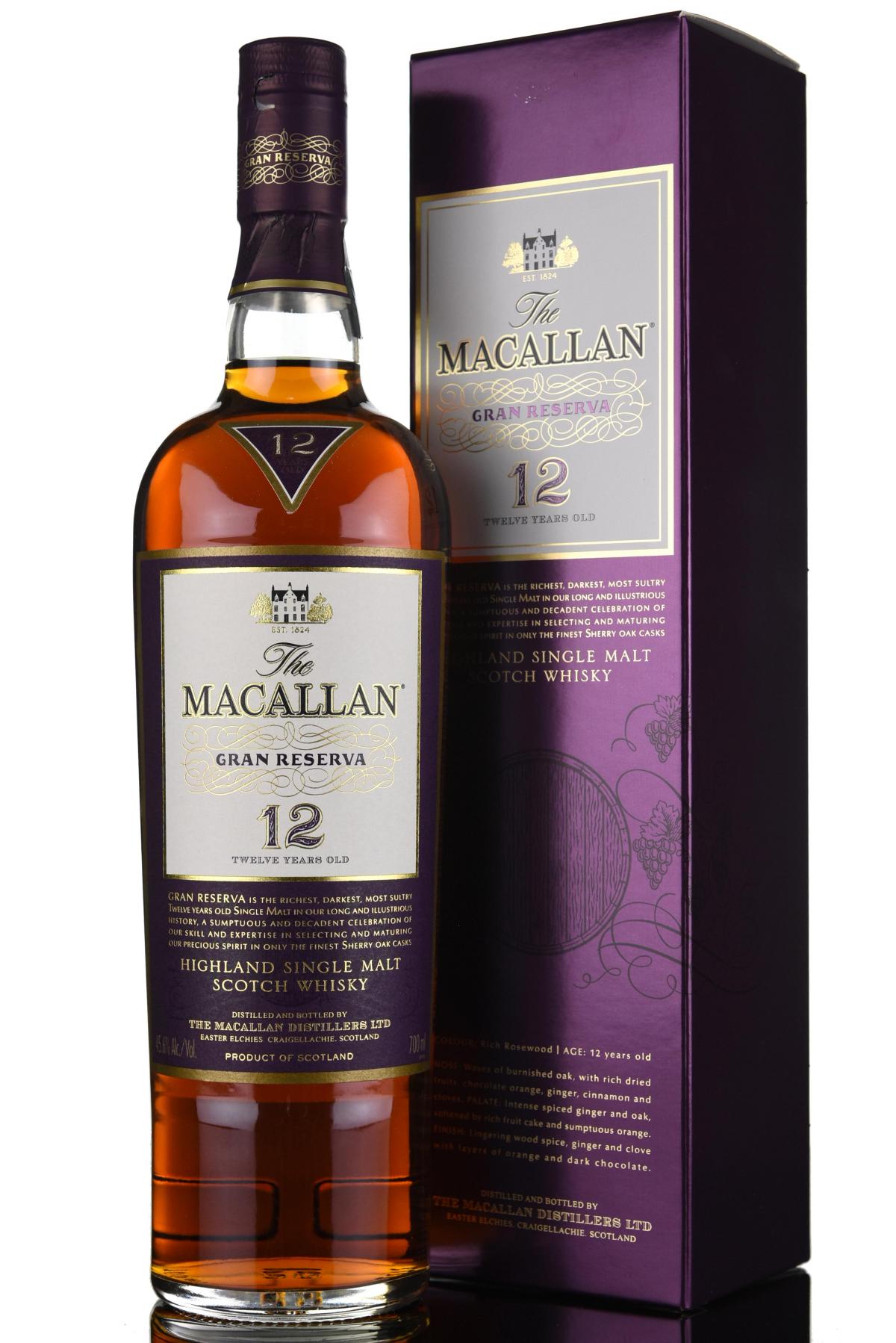 Macallan 12 Year Old - Gran Reserva