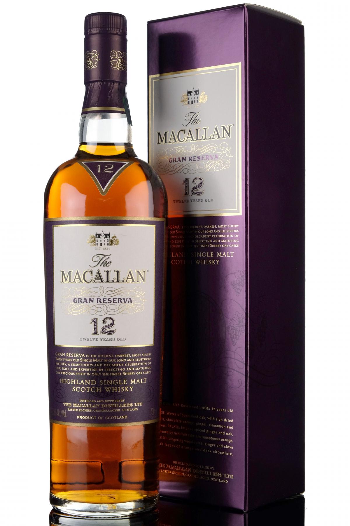 Macallan 12 Year Old - Gran Reserva