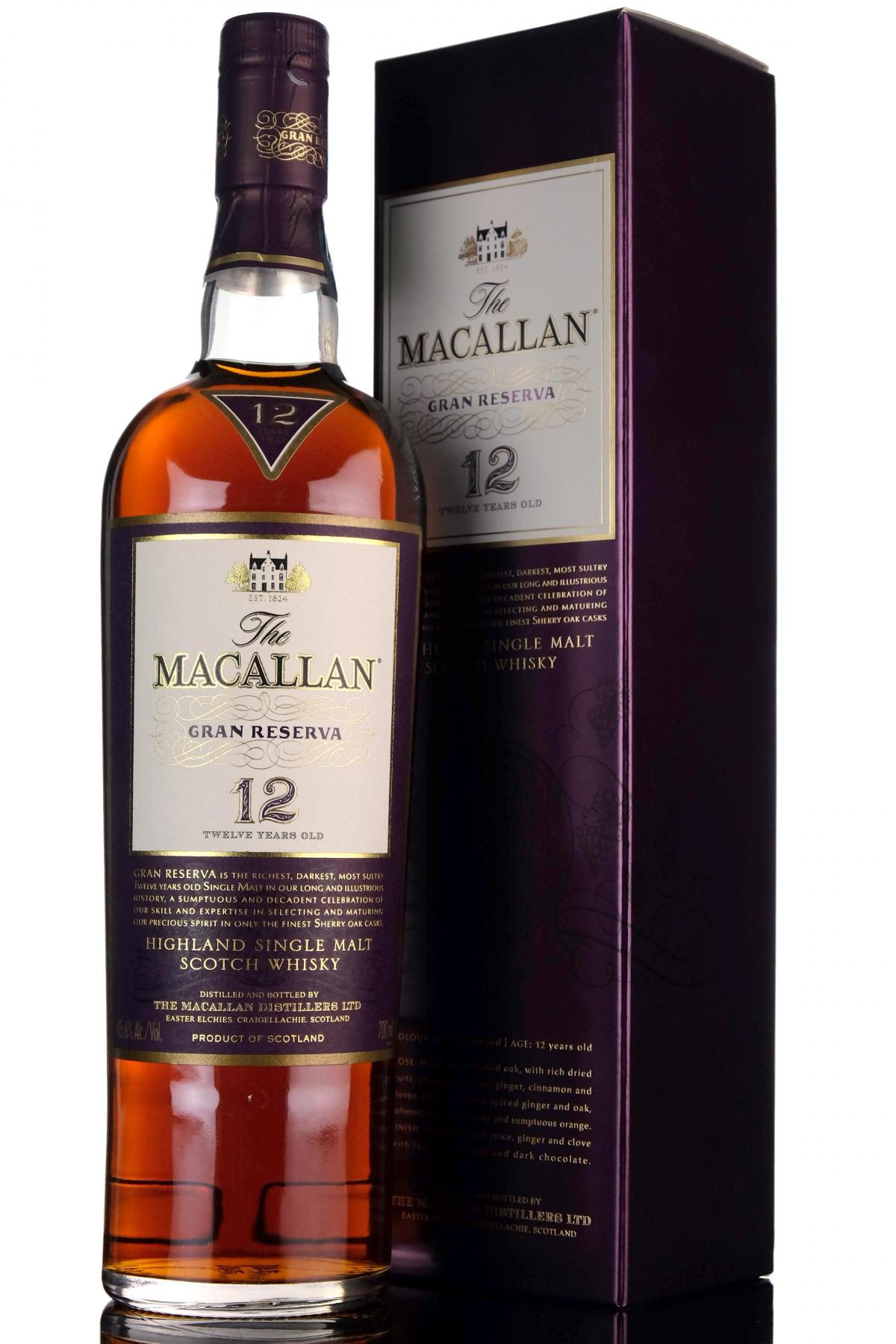 Macallan 12 Year Old - Gran Reserva