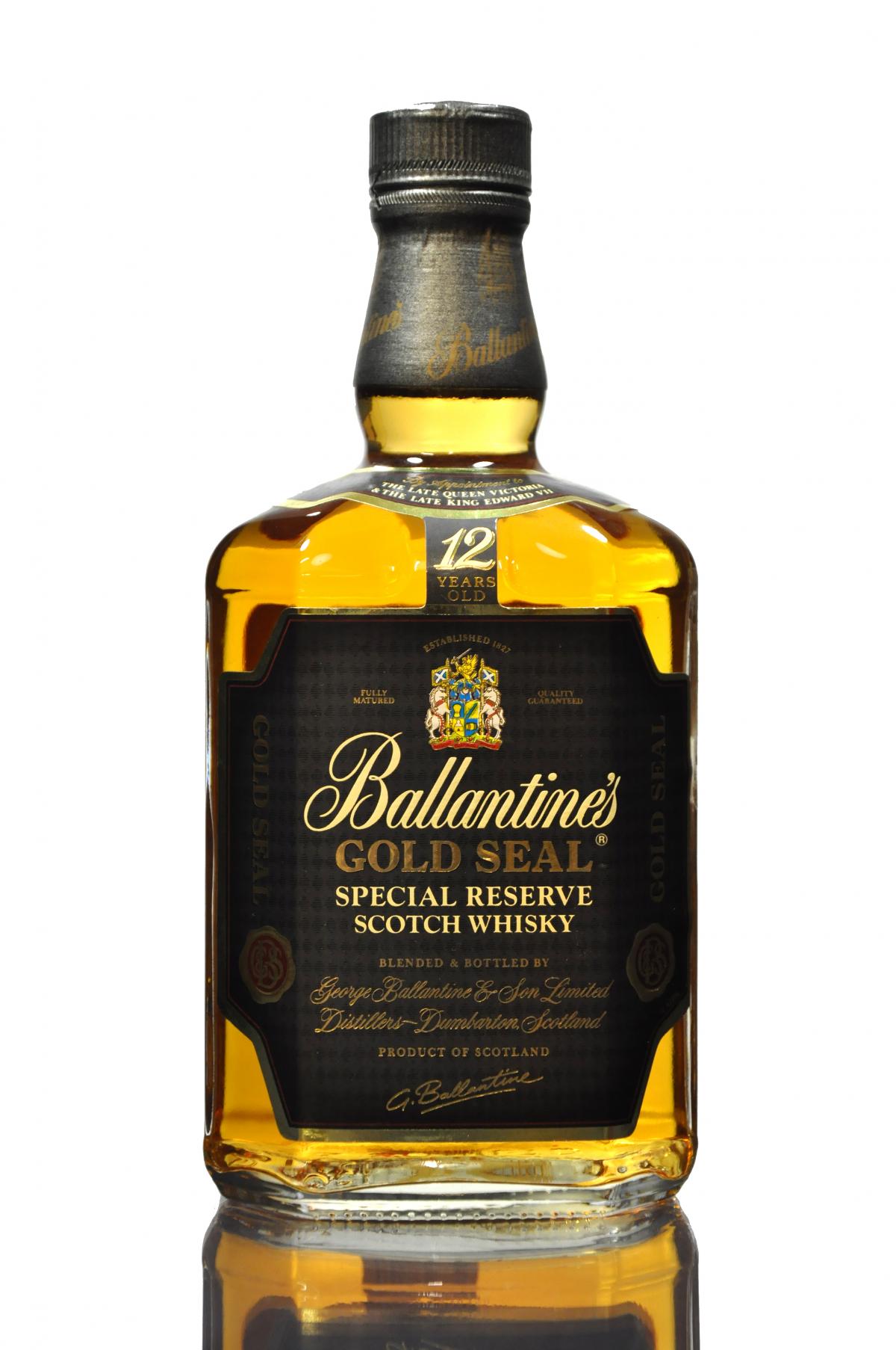 Ballantines 12 Year Old - Gold Seal