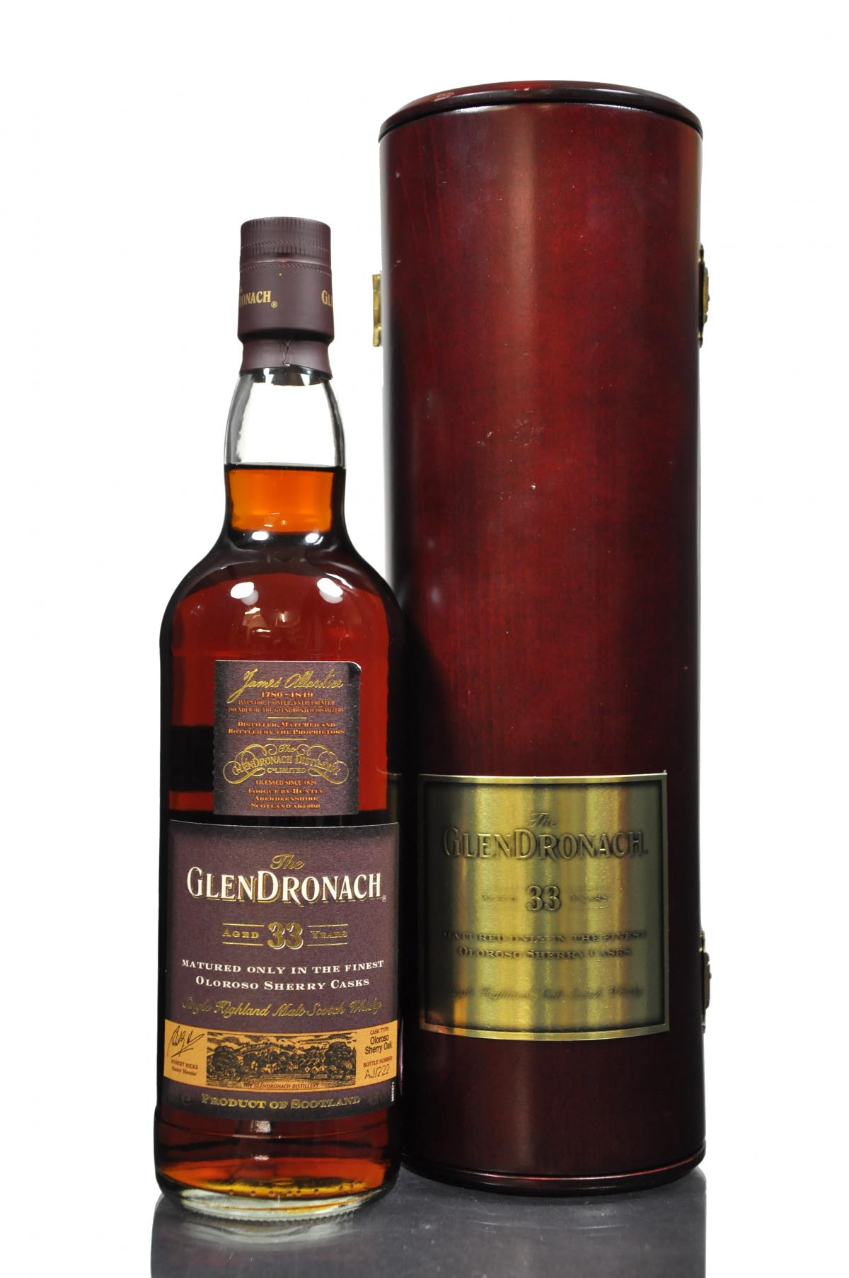 Glendronach 33 Year Old - Oloroso Sherry Cask