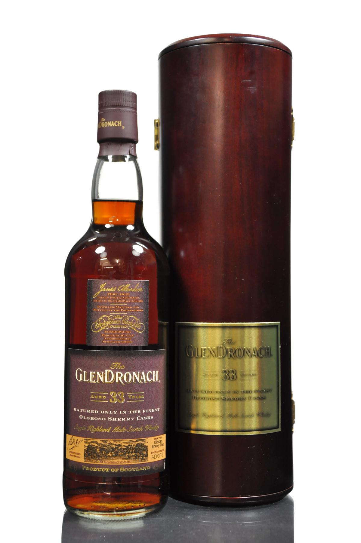 Glendronach 33 Year Old - Oloroso Sherry Cask