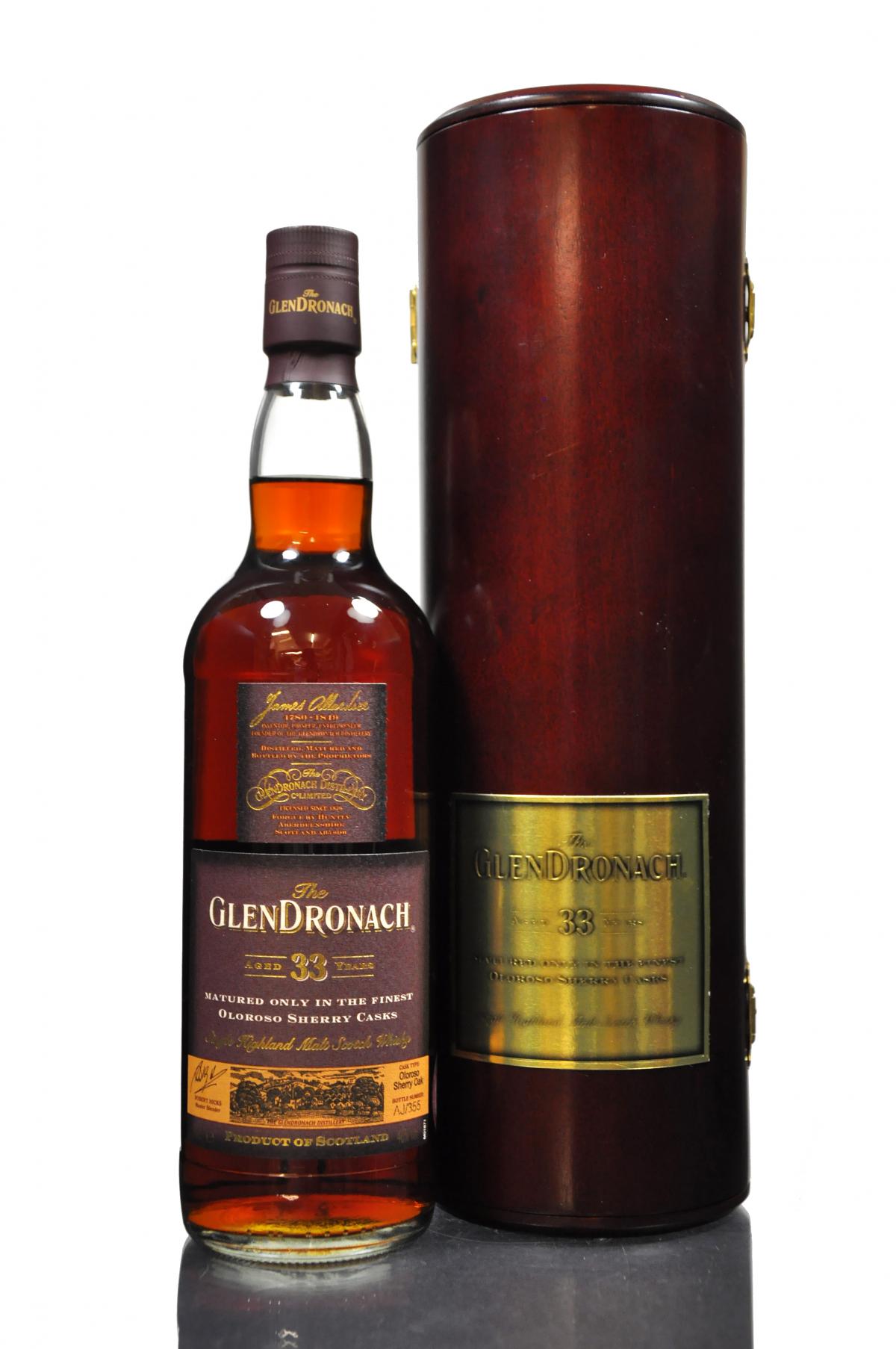 Glendronach 33 Year Old - Oloroso Sherry Cask