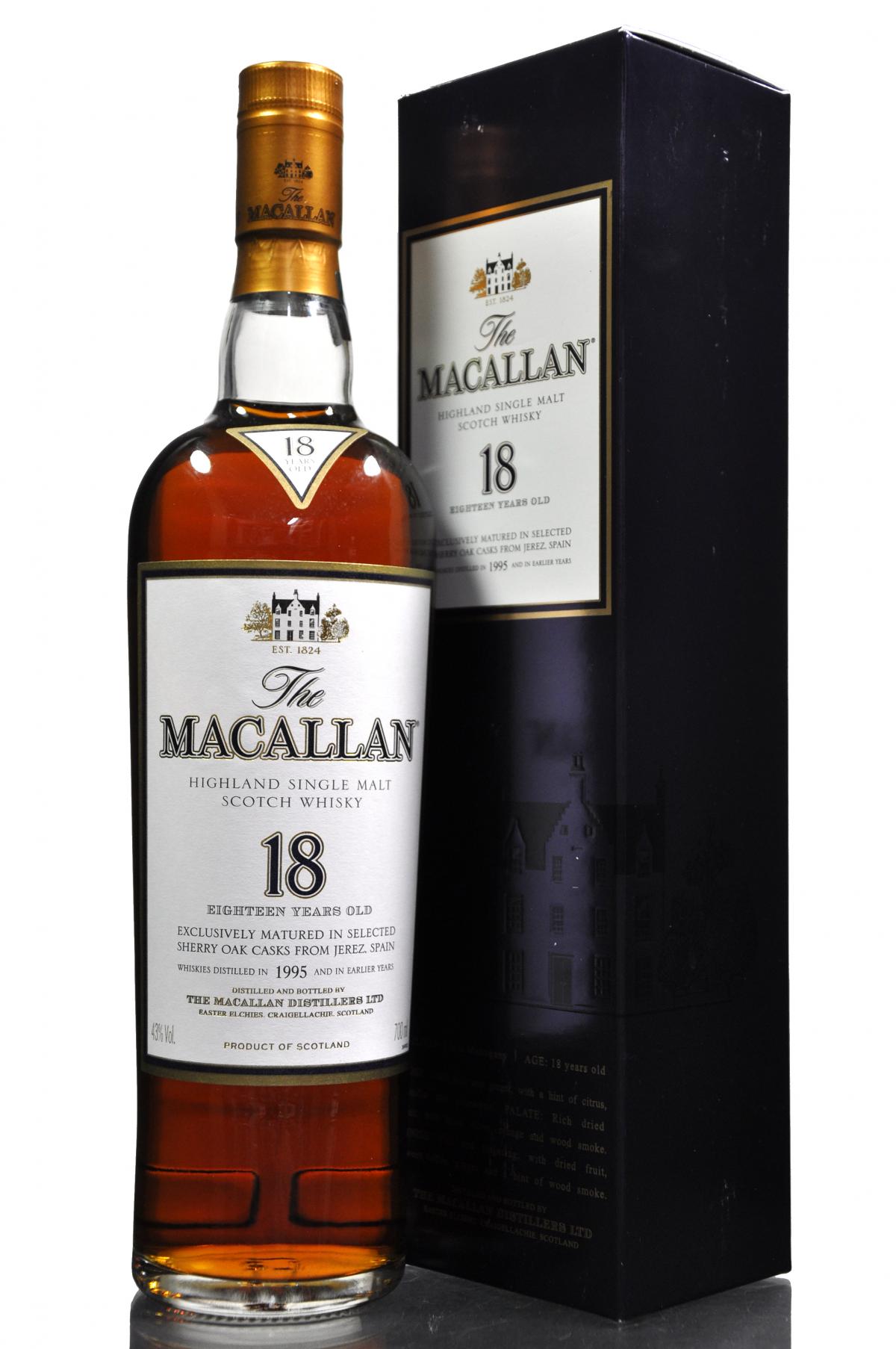 Macallan 1995 - 18 Year Old