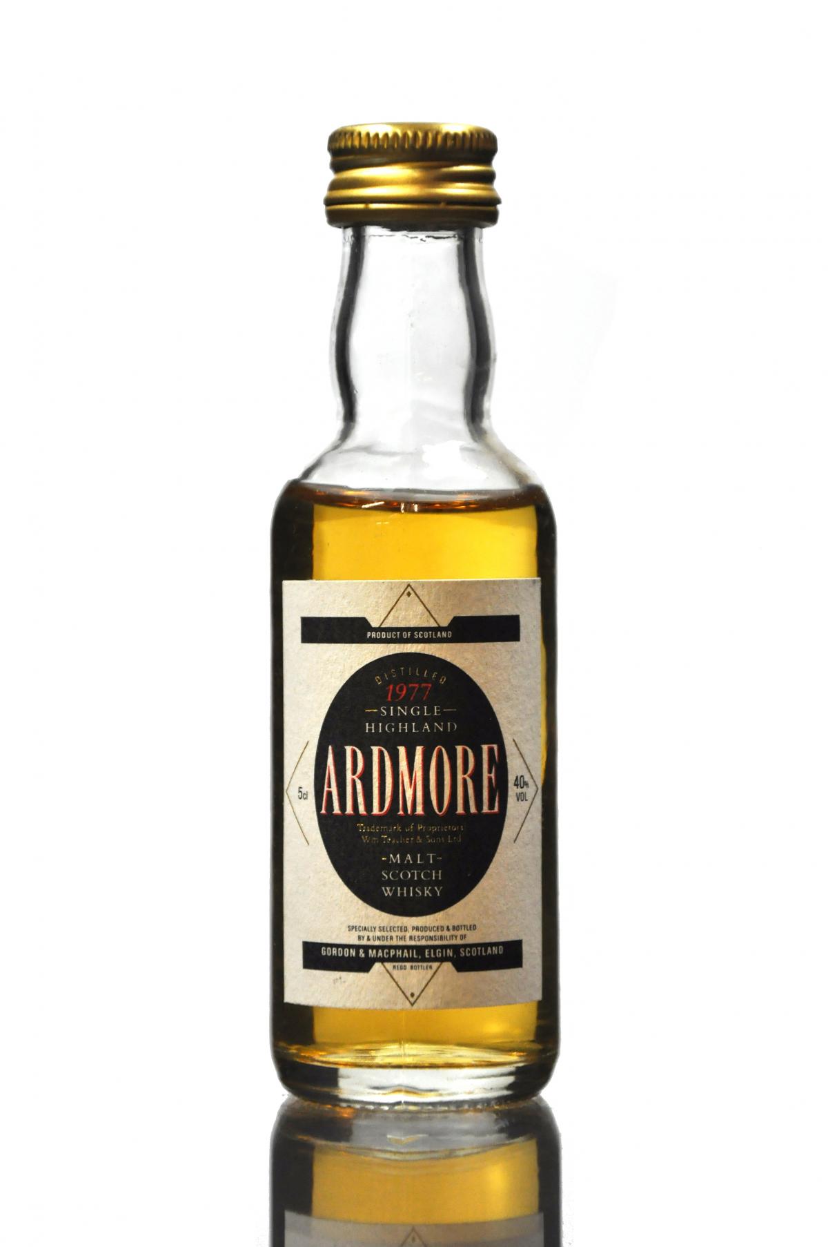 Ardmore 1977 - Gordon & MacPhail Miniature