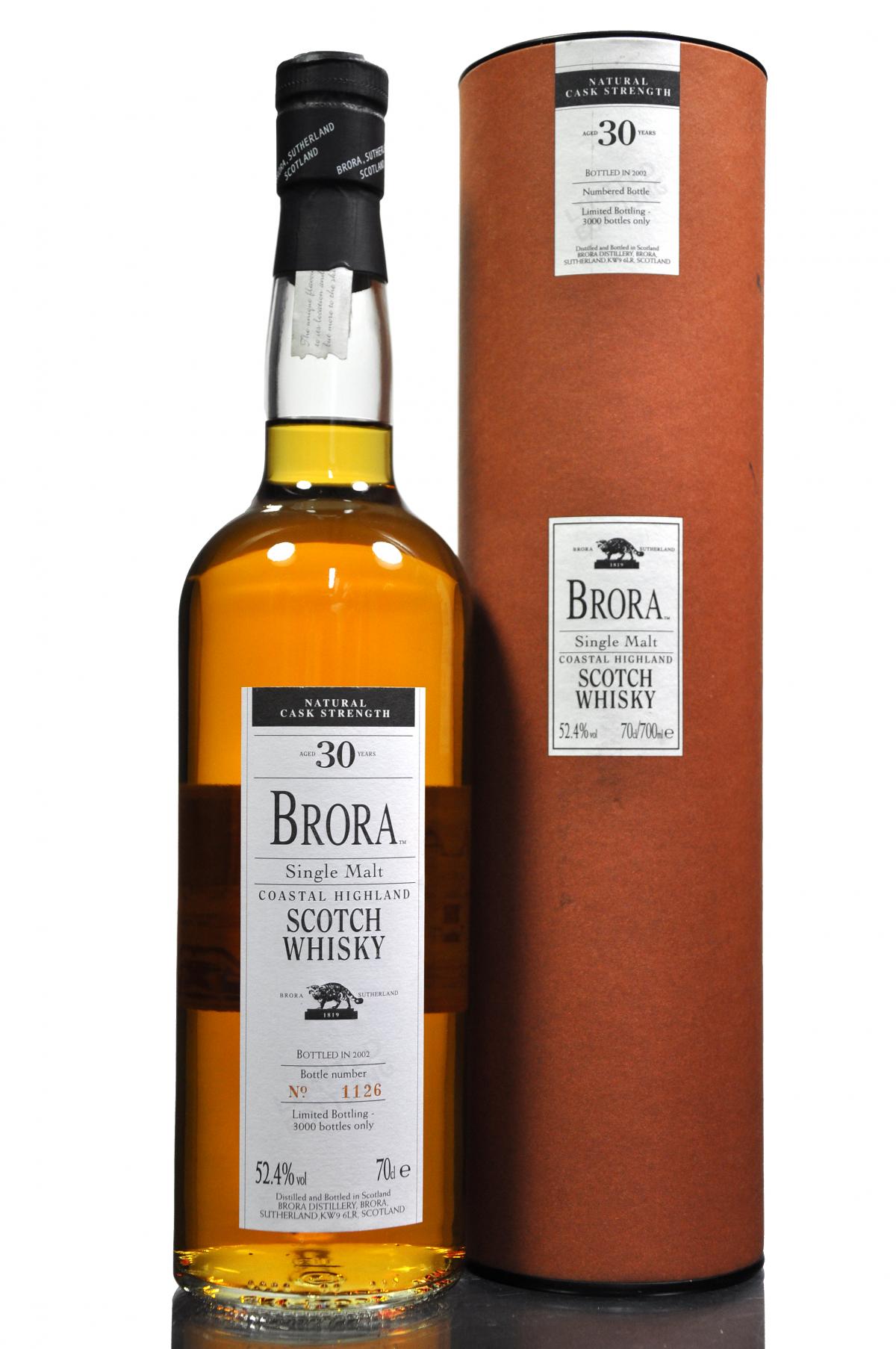 Brora 30 Year Old - Bottled 2002