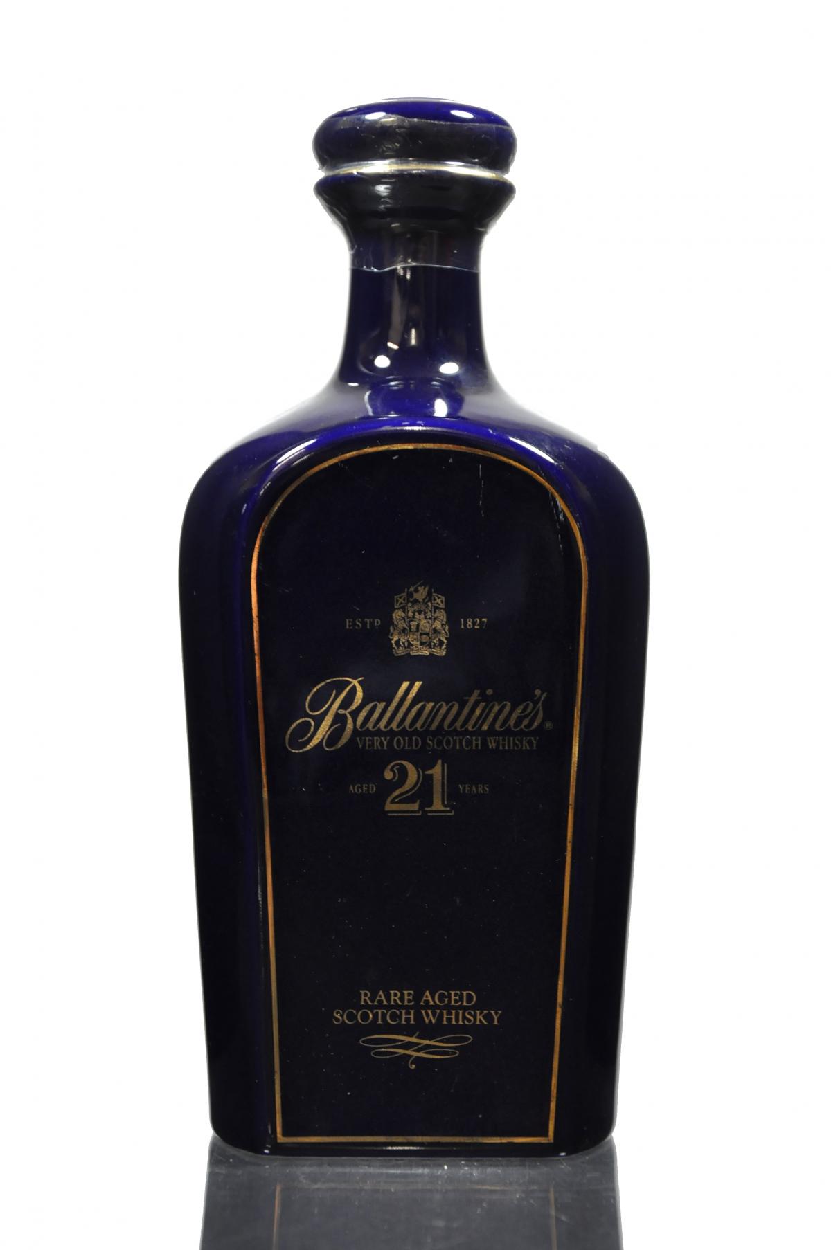 Ballantines 21 Year Old - Ceramic