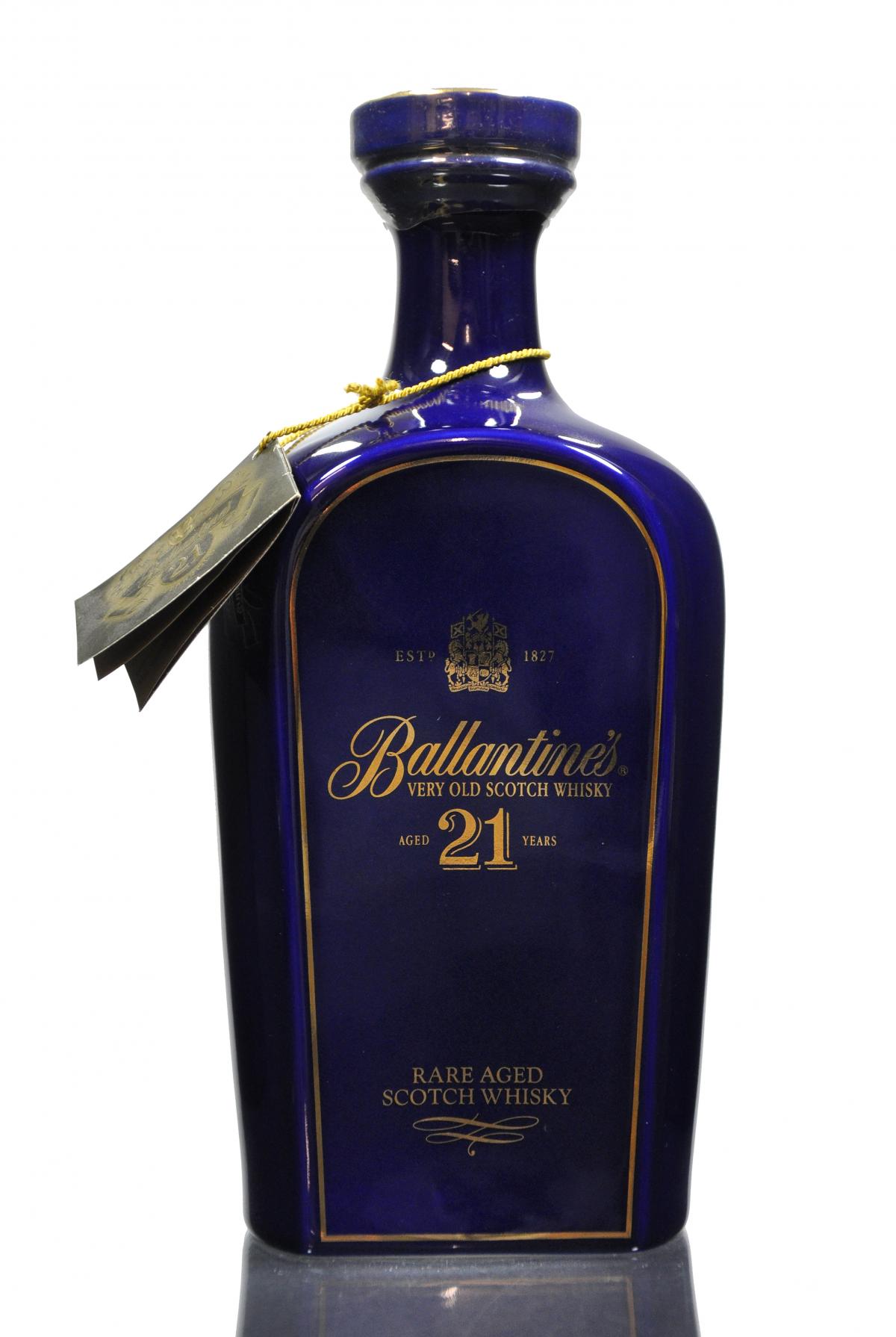 Ballantines 21 Year Old - Ceramic