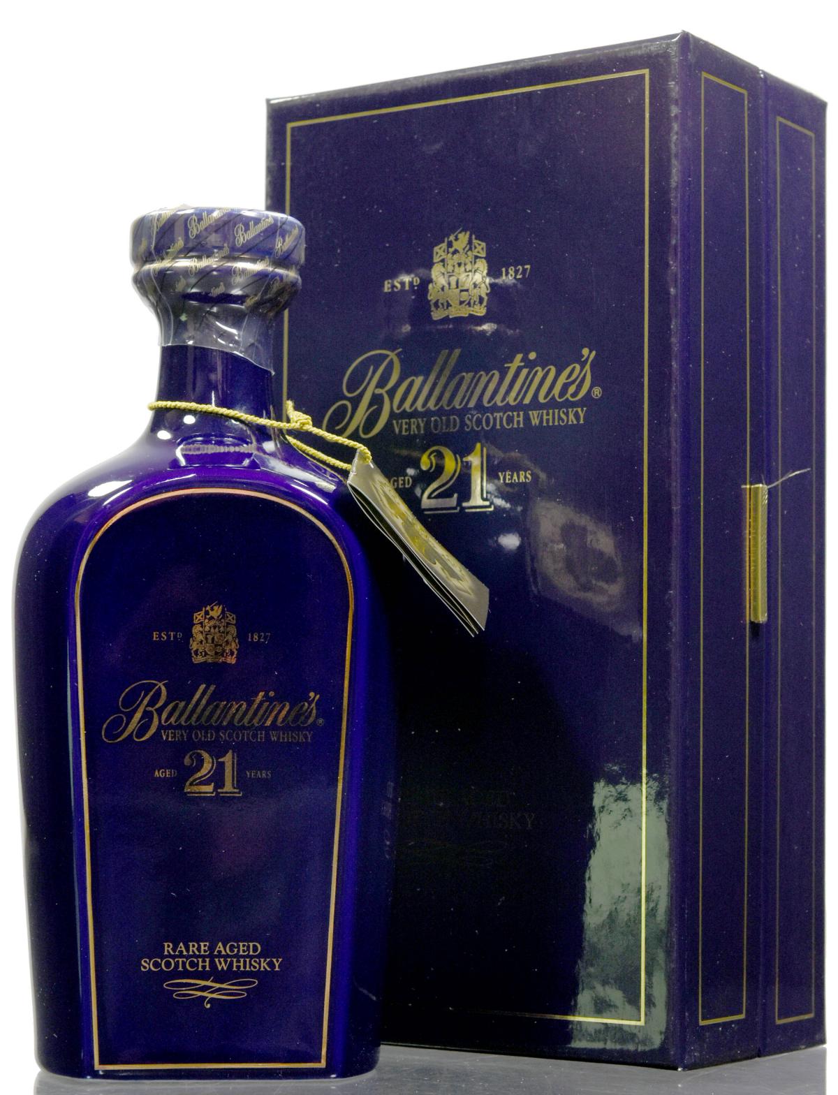 Ballantines 21 Year Old - Ceramic