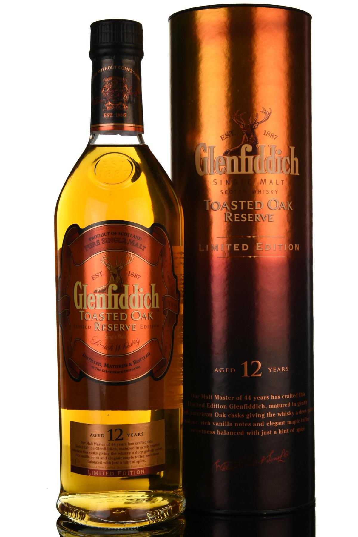 Glenfiddich 12 Year Old - Toasted Oak