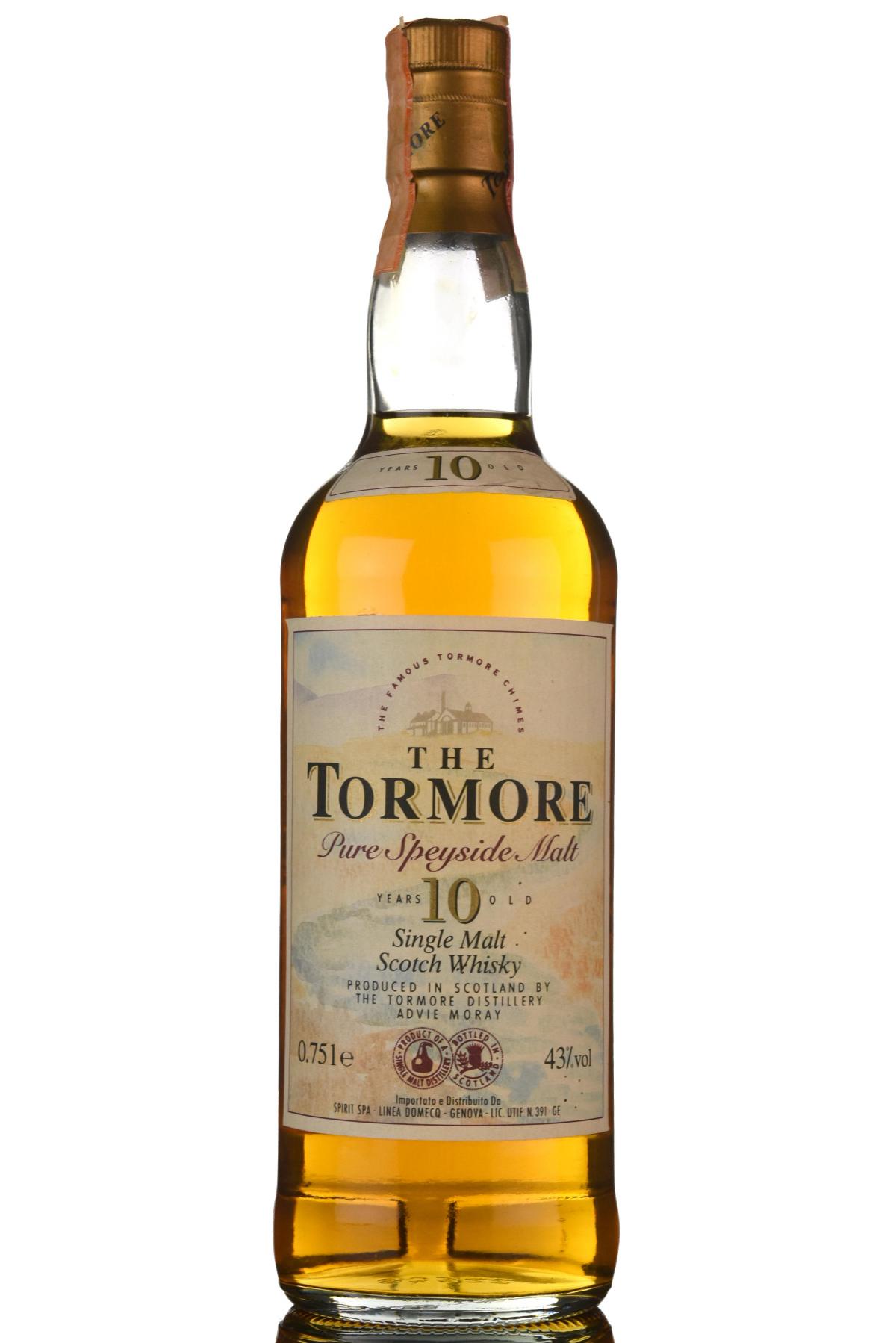 Tormore 10 Year Old - Circa 1990