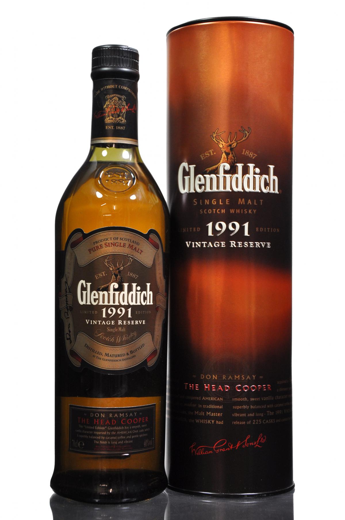 Glenfiddich 1991 - Don Ramsay - Vintage Reserve