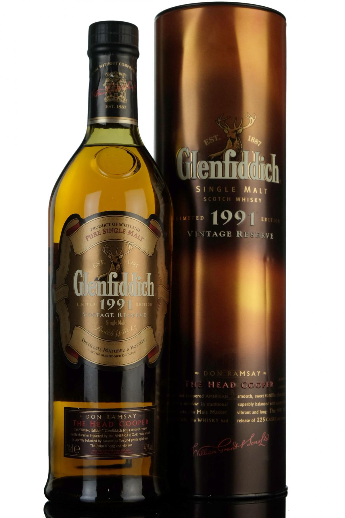 Glenfiddich 1991 - Don Ramsay - Vintage Reserve