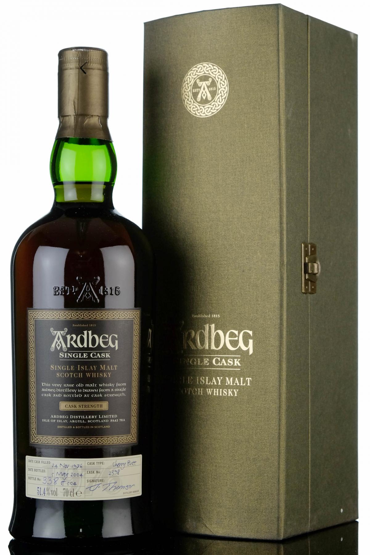 Ardbeg 1976-2004 - Single Cask 2398