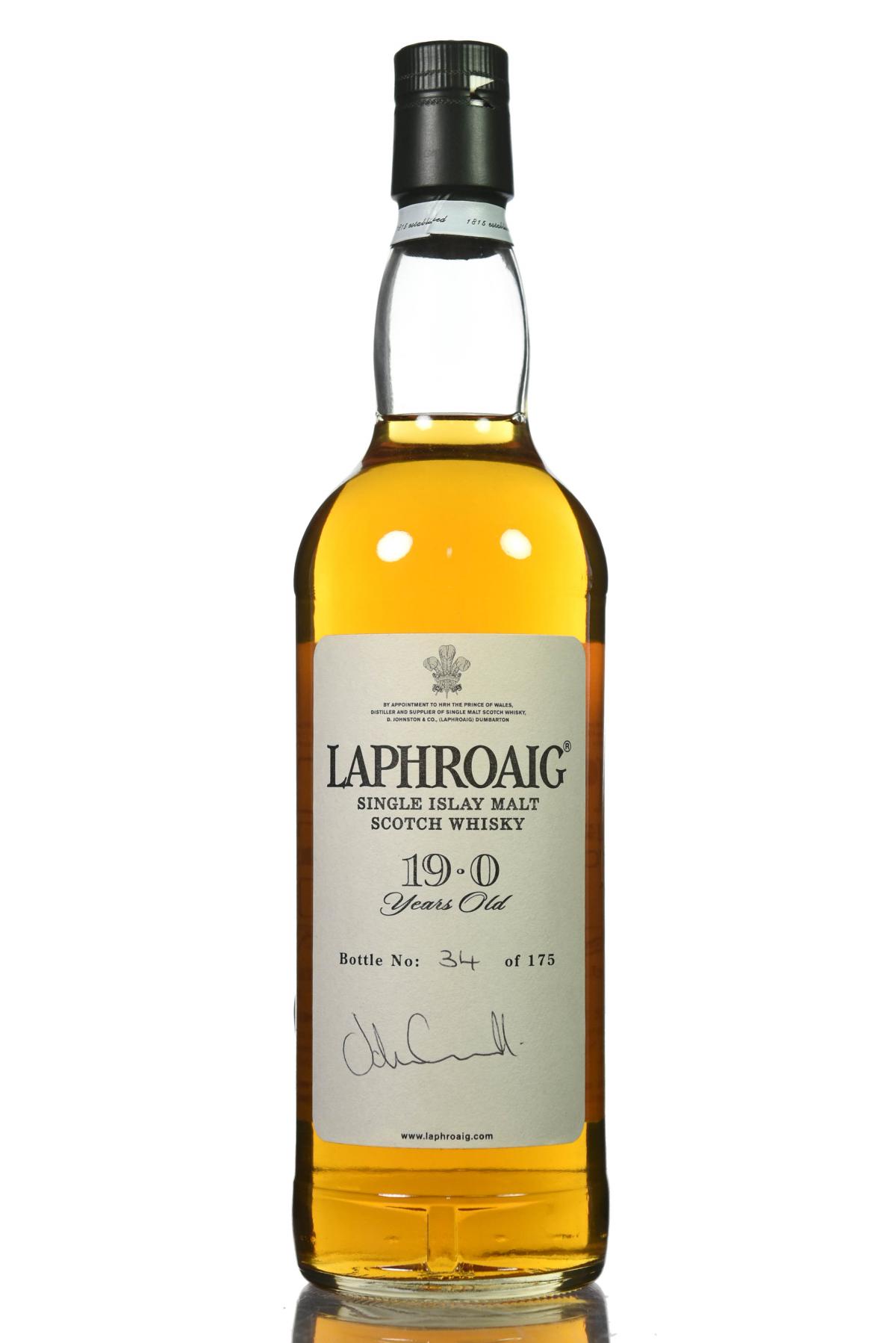 Laphroaig 19.0 - 19 Year Old - 190th Anniversary