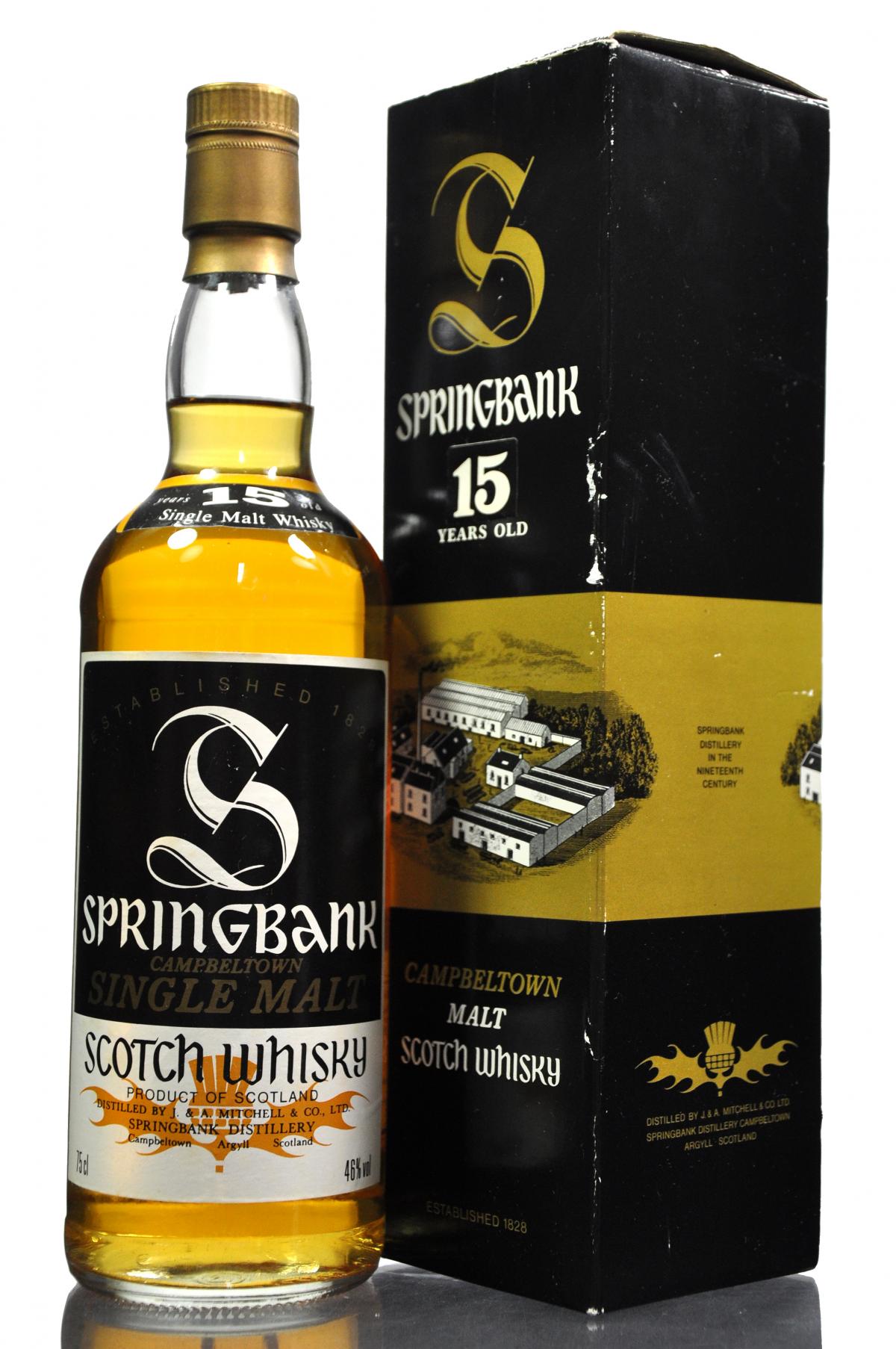 Springbank 15 Year Old - 1980s