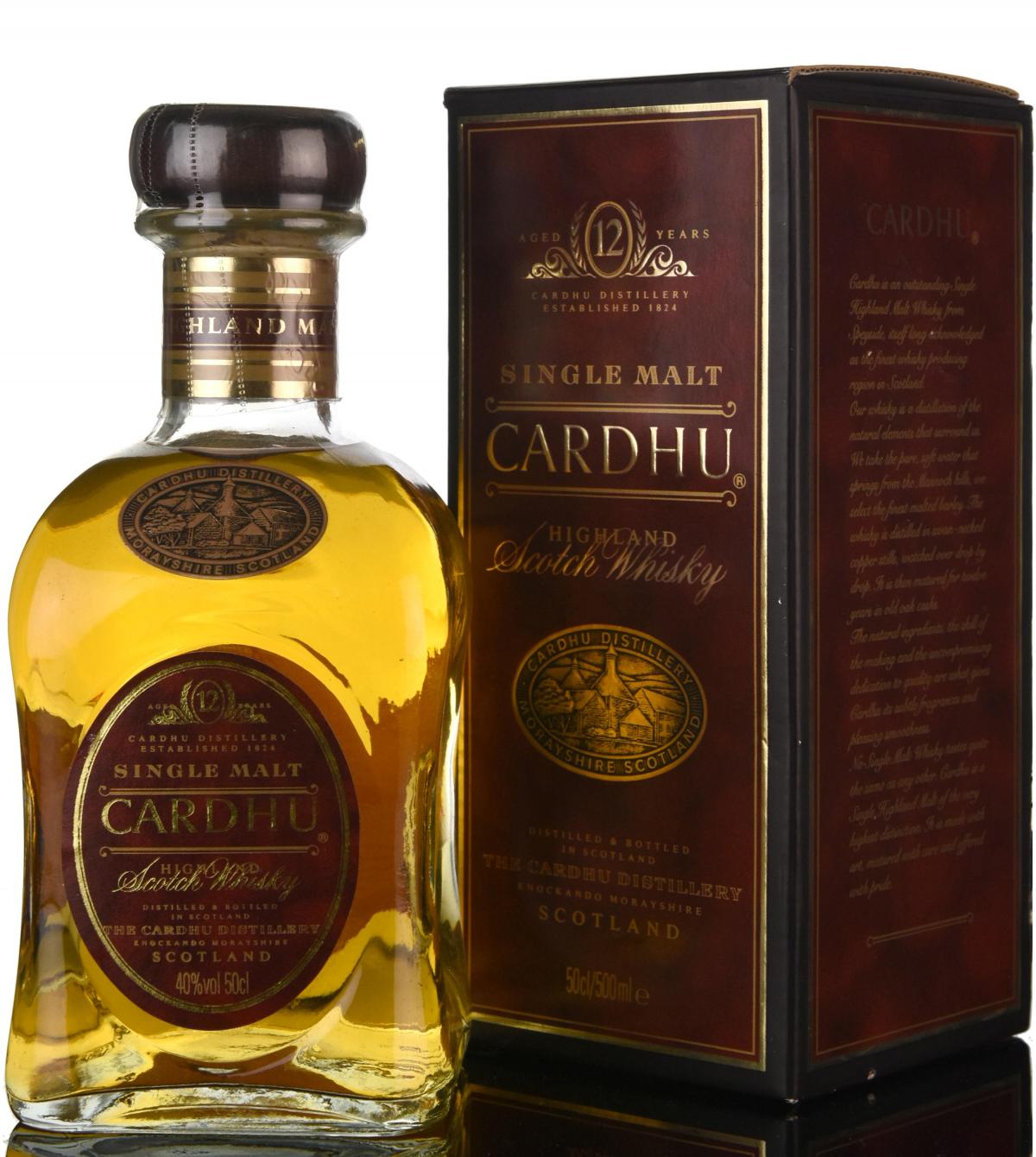 Cardhu 12 Year Old - 50cl