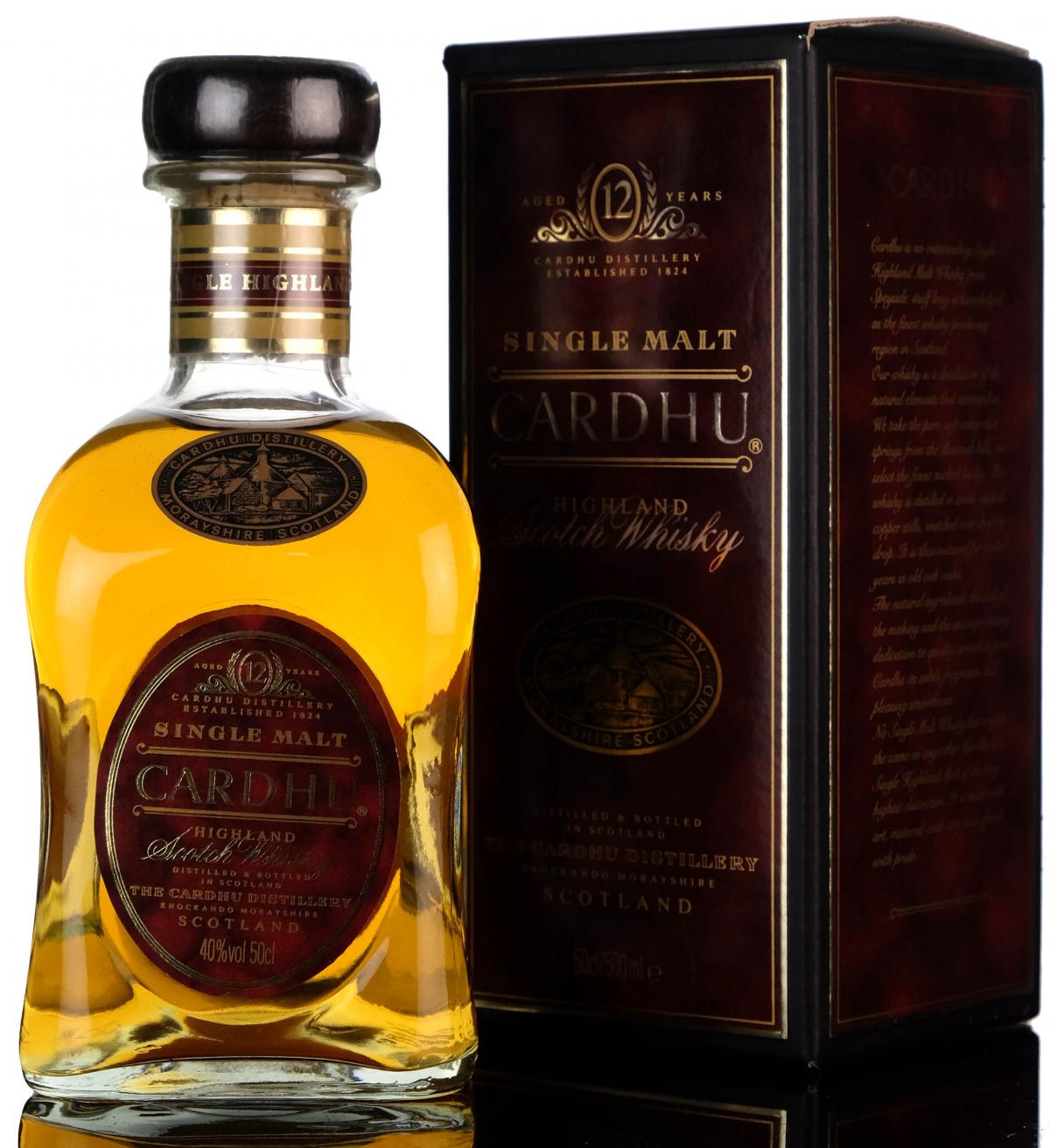 Cardhu 12 Year Old - 50cl