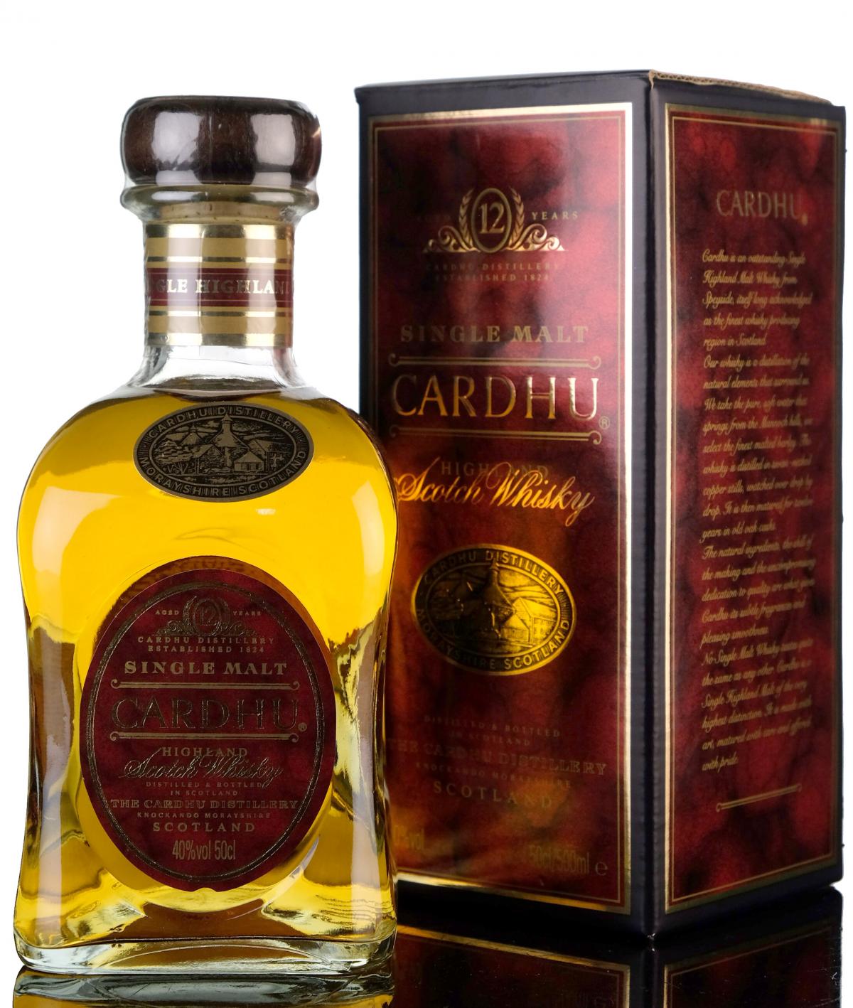 Cardhu 12 Year Old - 50cl