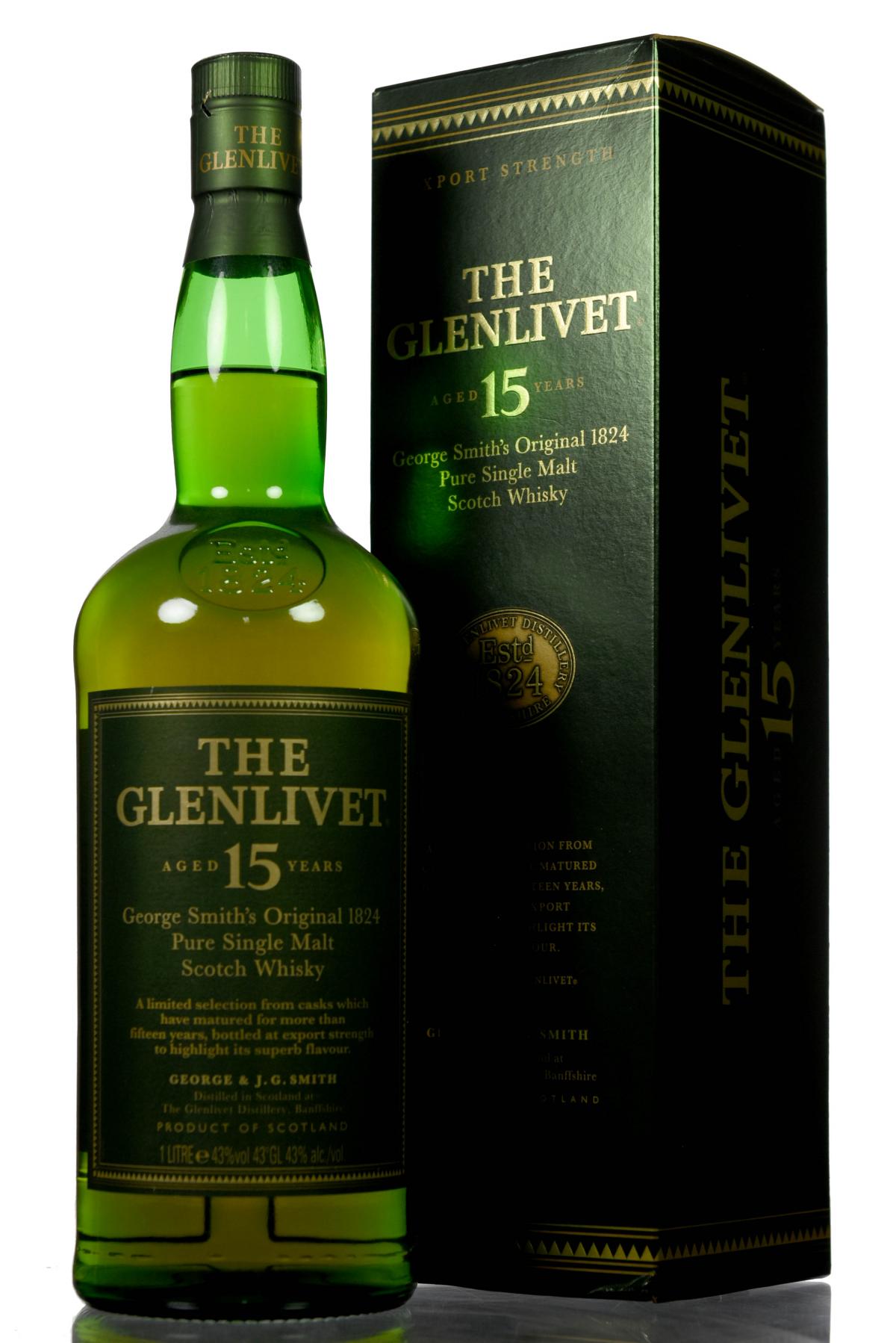 Glenlivet 15 Year Old - 1 Litre