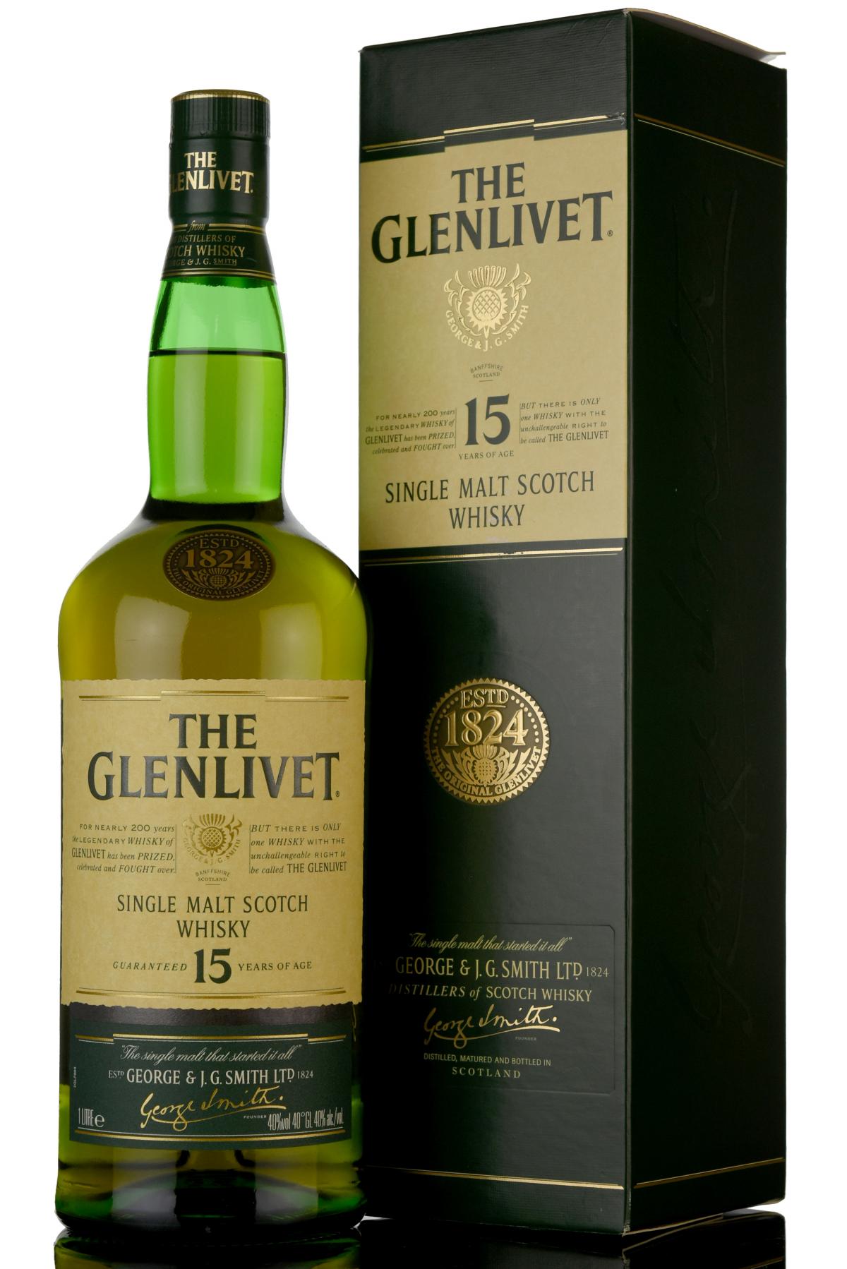 Glenlivet 15 Year Old - 1 Litre