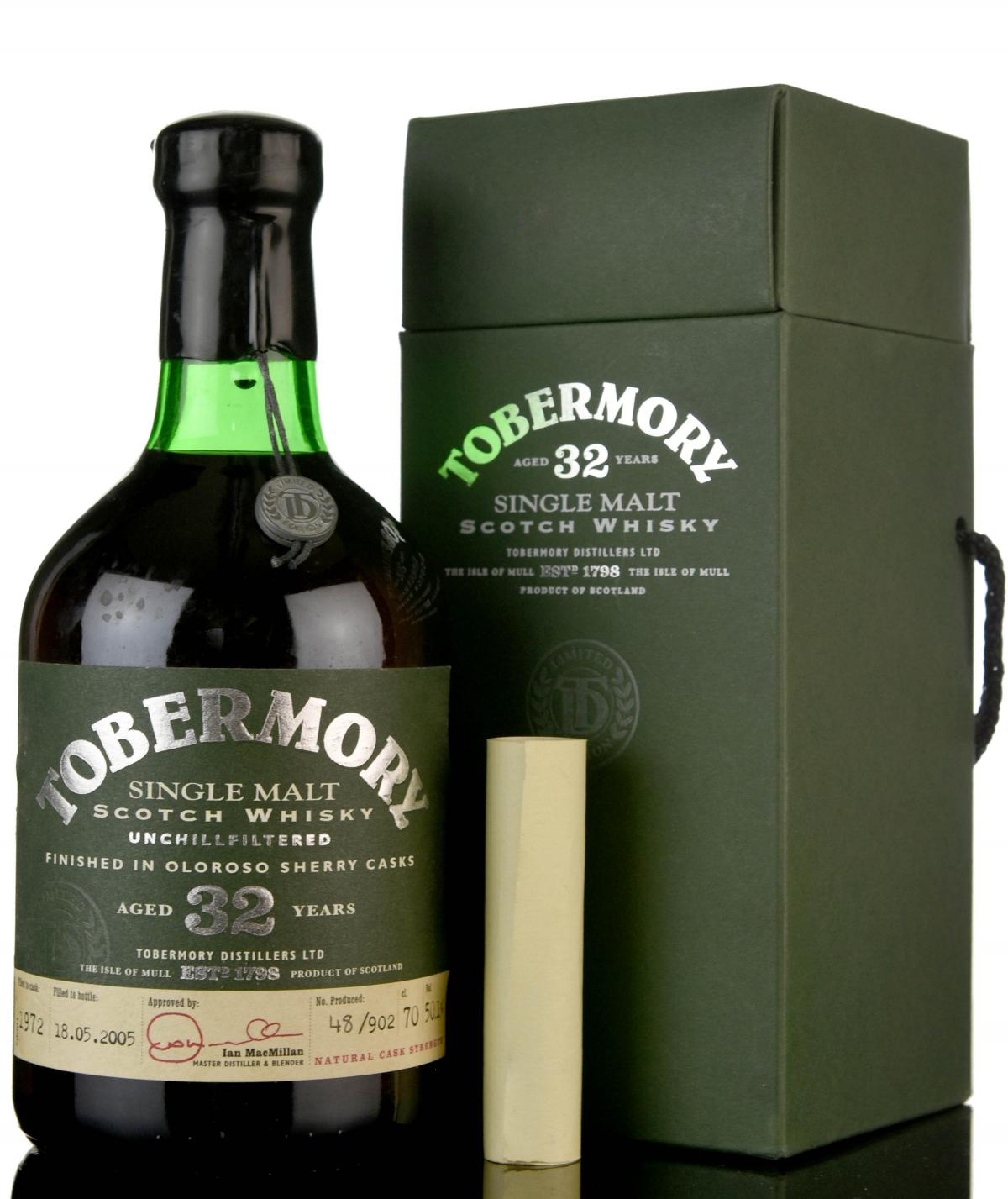 Tobermory 1972-2005 - 32 Year Old