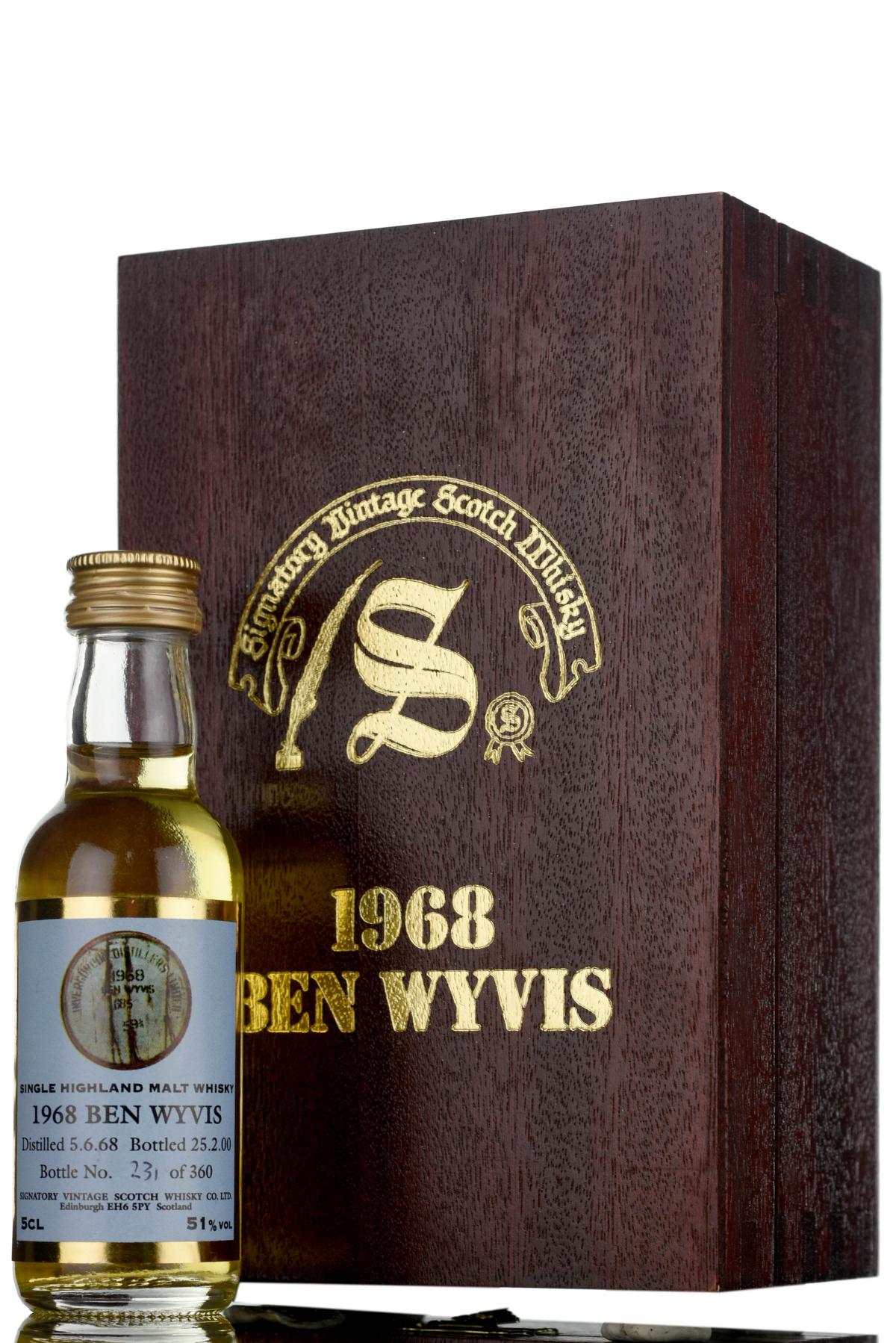 Ben Wyvis 1968-2000 - 31 Year Old - Signatory Vintage - Single Cask 685 - Miniature
