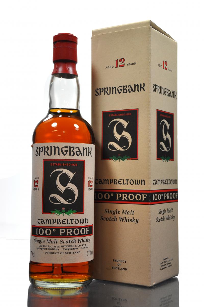 Springbank 12 Year Old - 100 Proof - 1990s