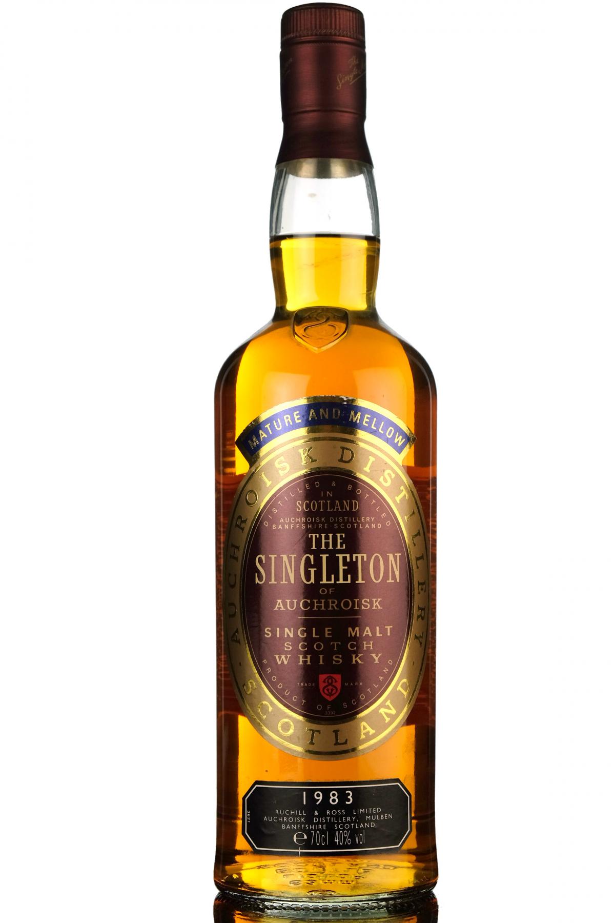 Singleton Of Auchroisk 1983