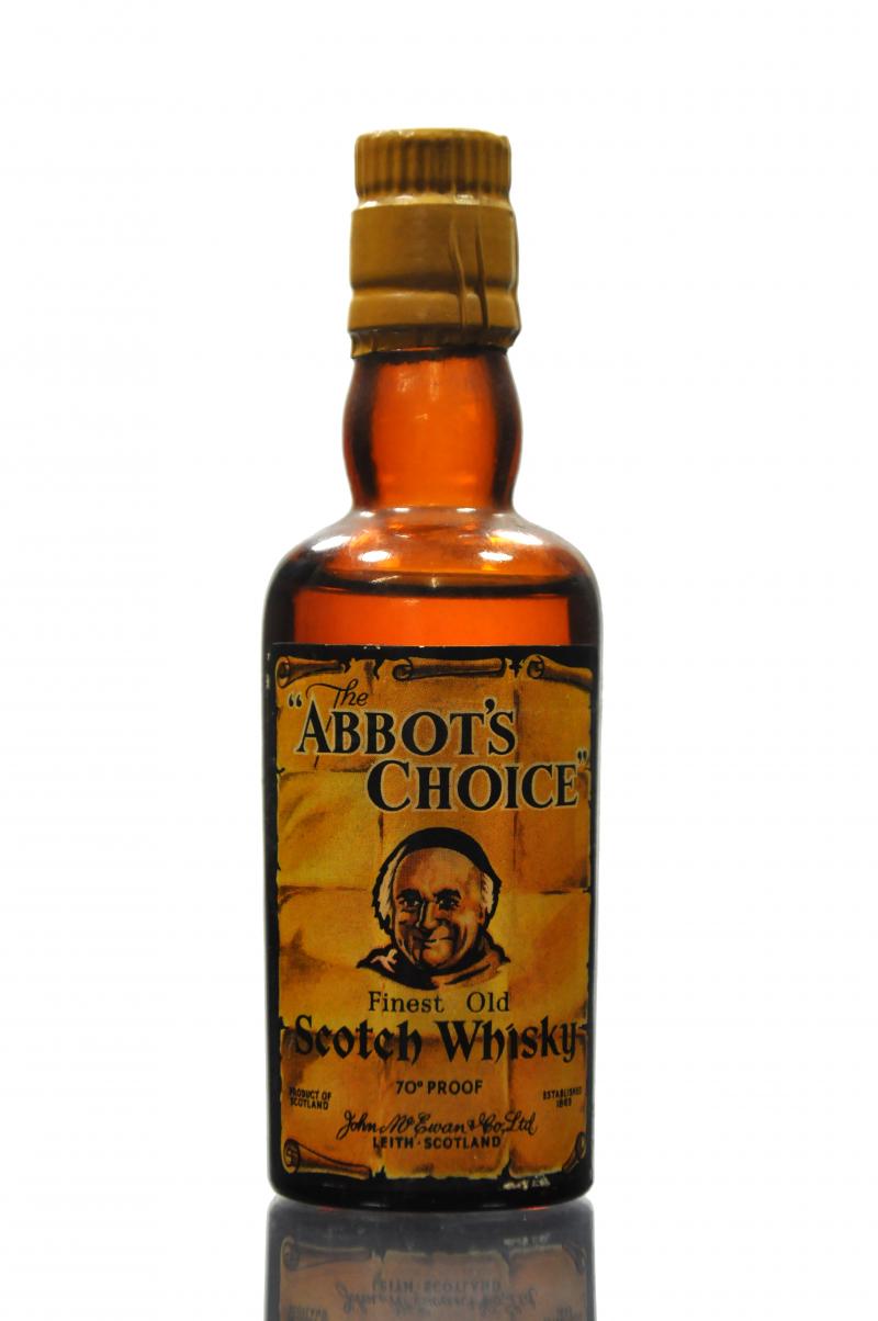 Abbots Choice 70 Proof Miniature