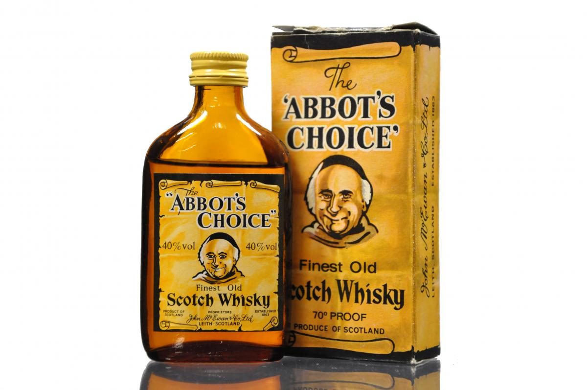 Abbots Choice 70 Proof Miniature