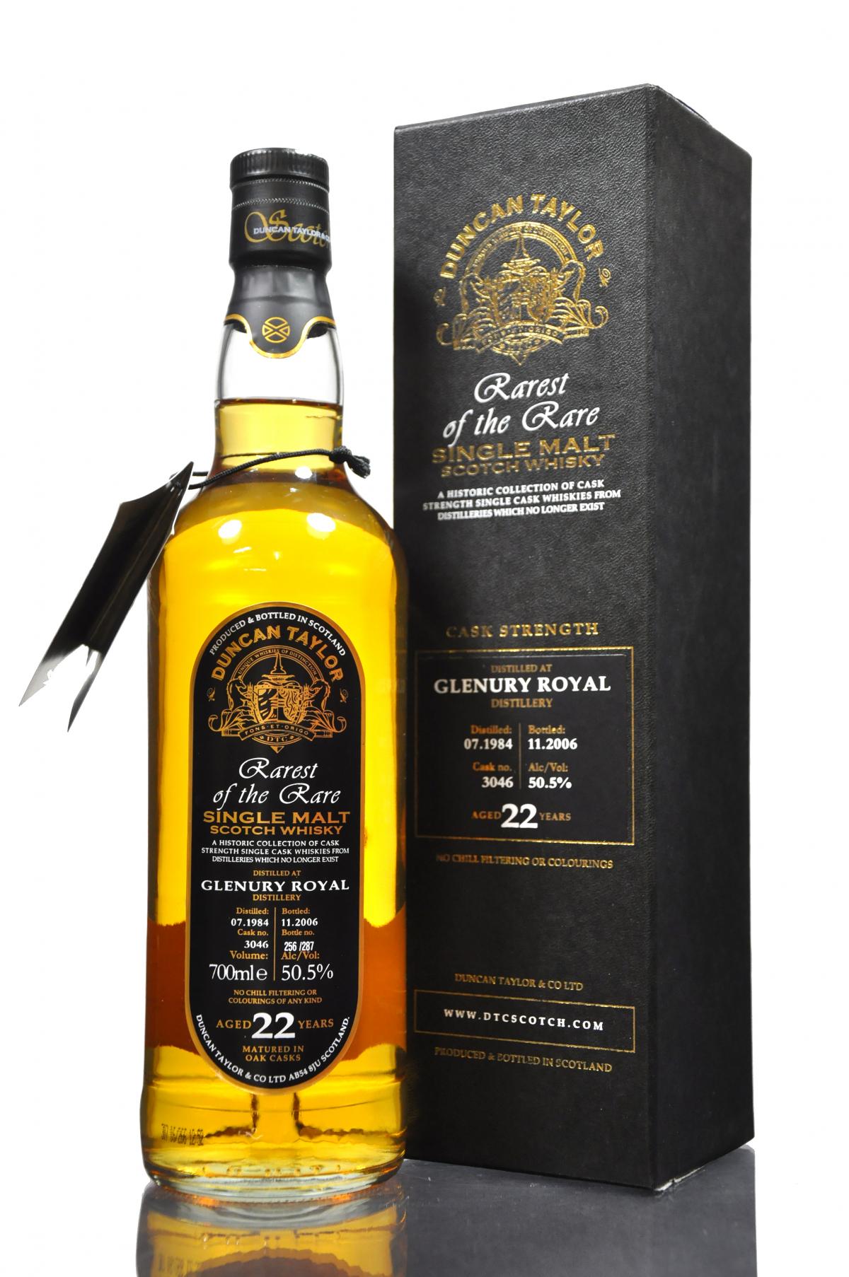 Glenury Royal 1984-2006 - 22 Year Old - Duncan Taylor - Rarest Of The Rare