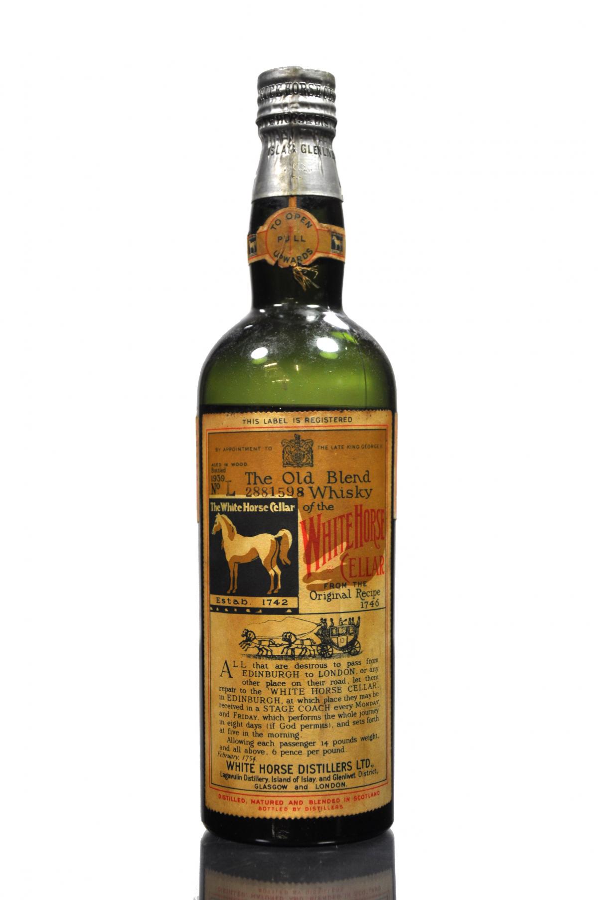 White Horse - Bottled 1939