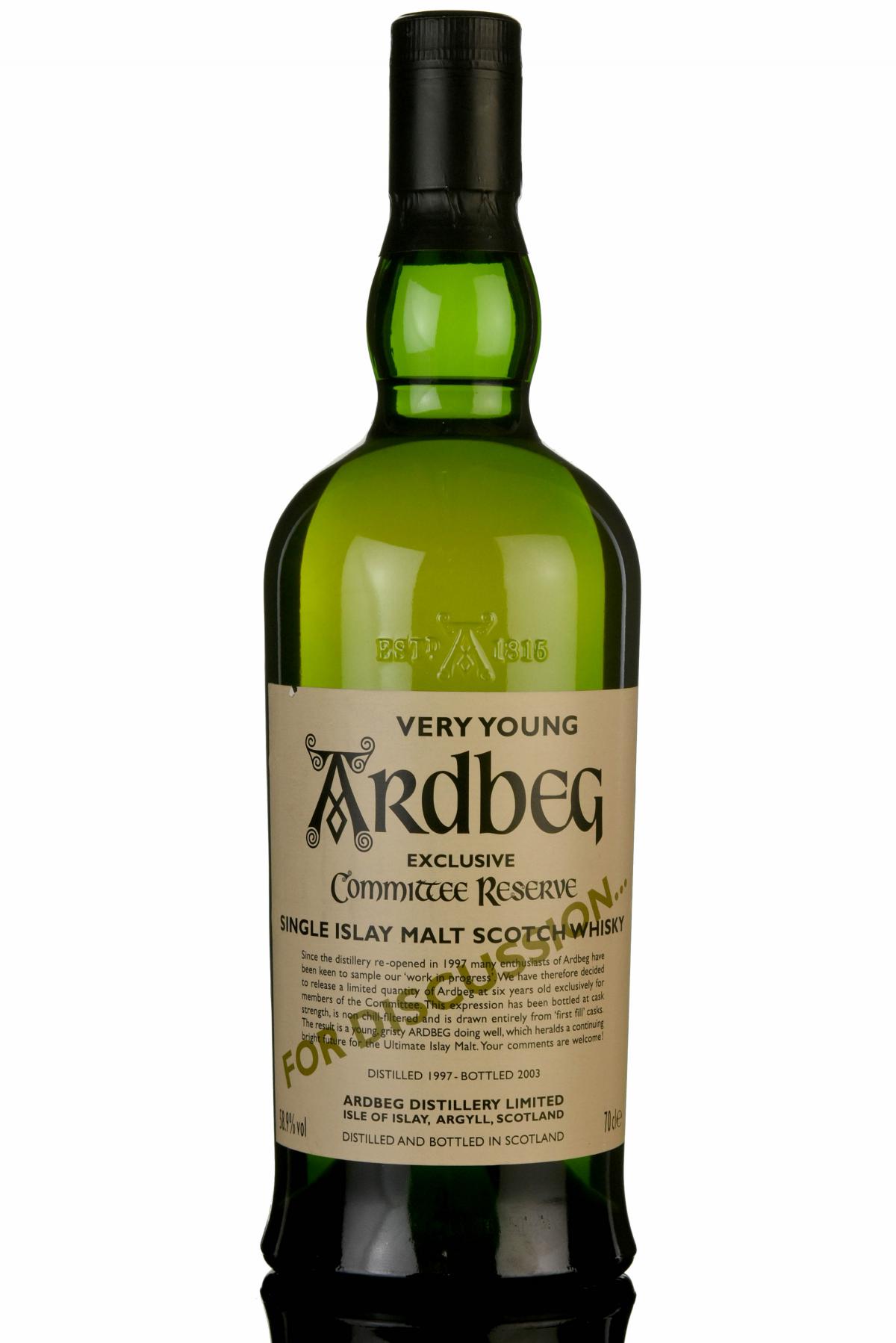 Ardbeg Very Young - For Discussion