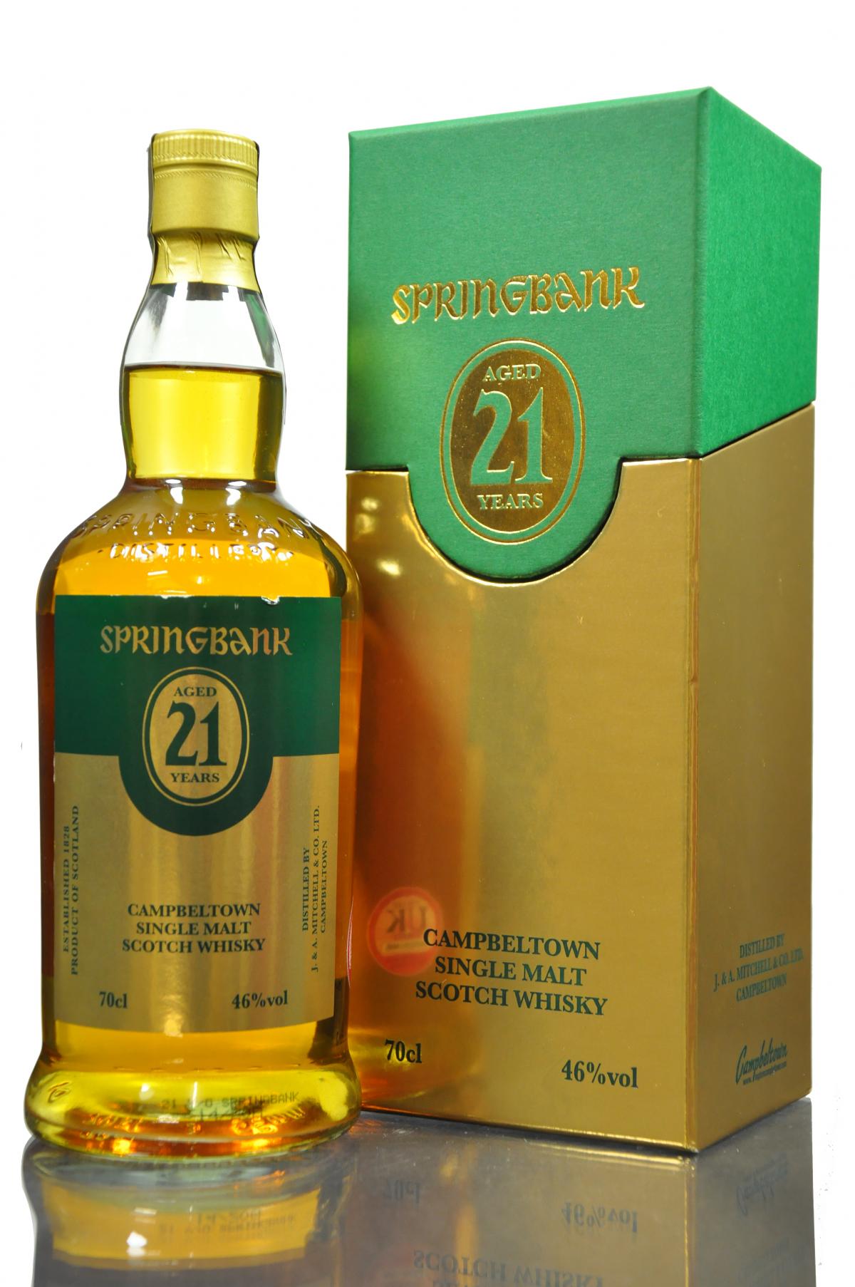 Springbank 21 Year Old - Rum Cask Open Day 2014 - 174 Bottles