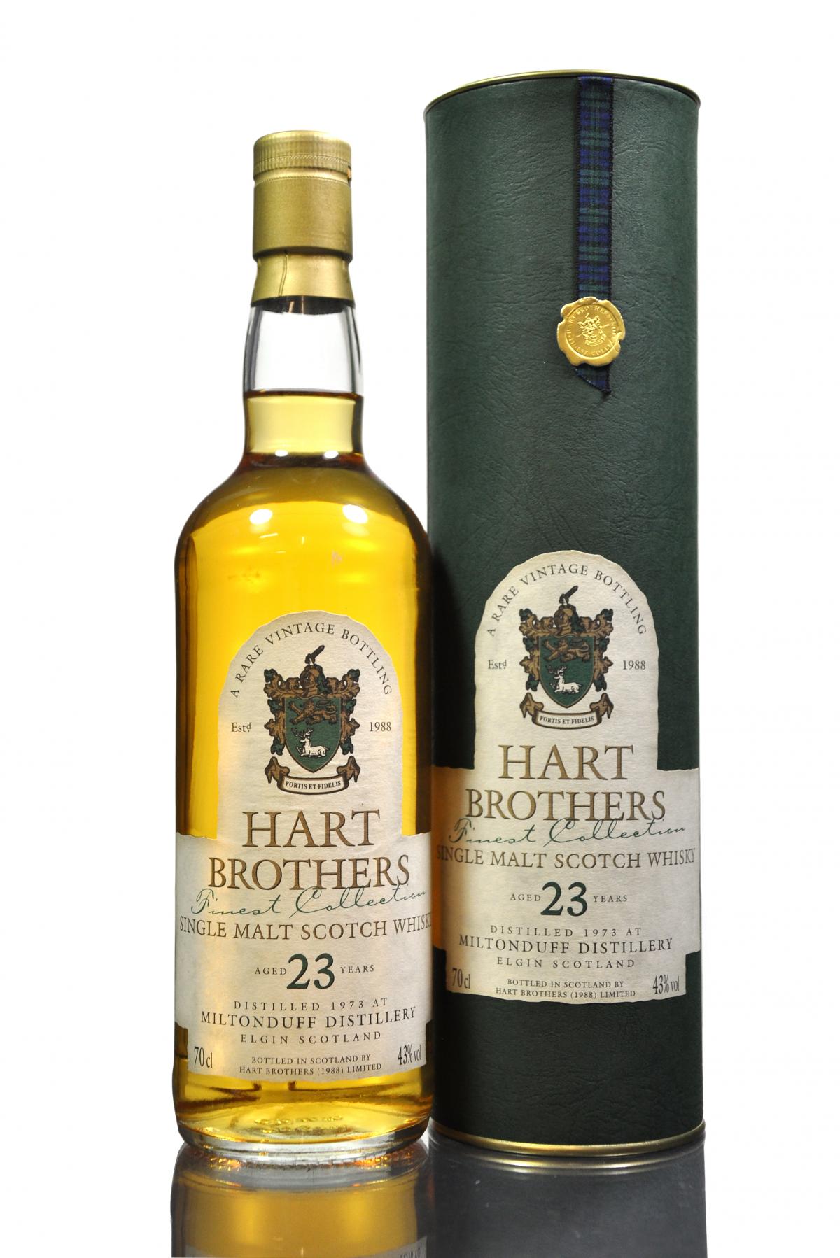 Miltonduff 1973-1988 - 23 Year Old - Hart Brothers - Finest Collection