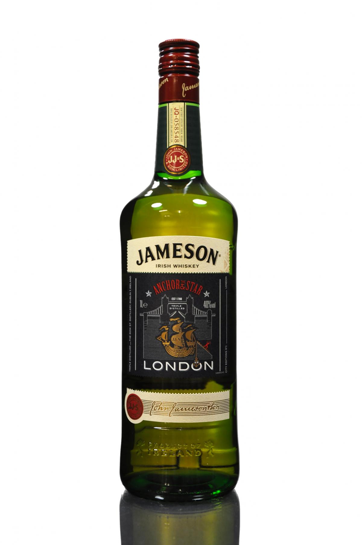 Jameson Irish Whiskey - Anchor & Star London - 1 Litre