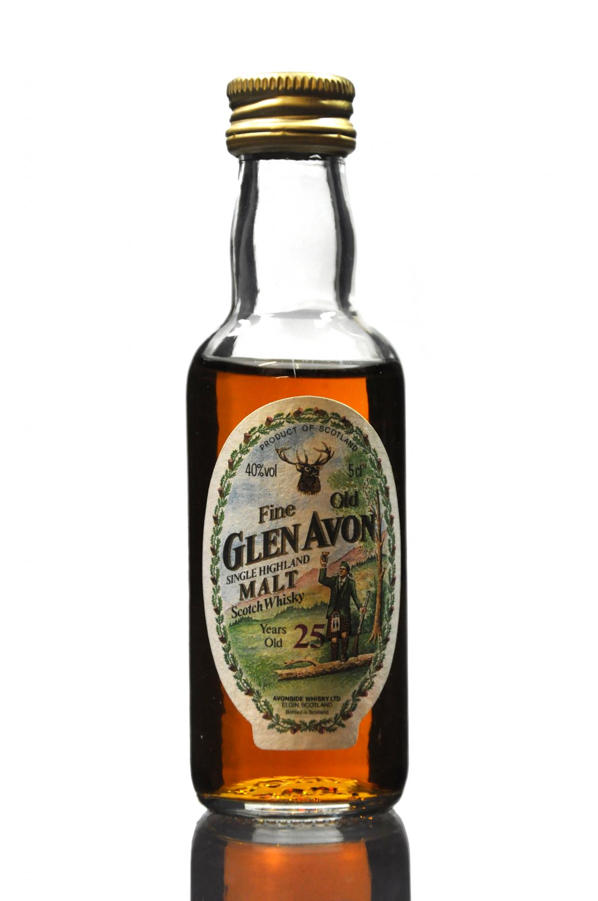 Glen Avon 25 Year Old Miniature