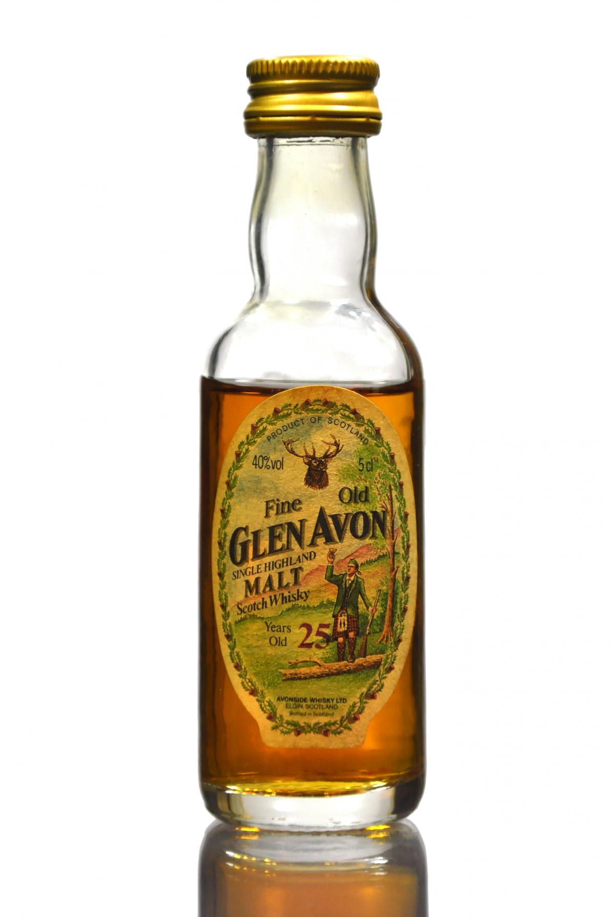 Glen Avon 25 Year Old Miniature