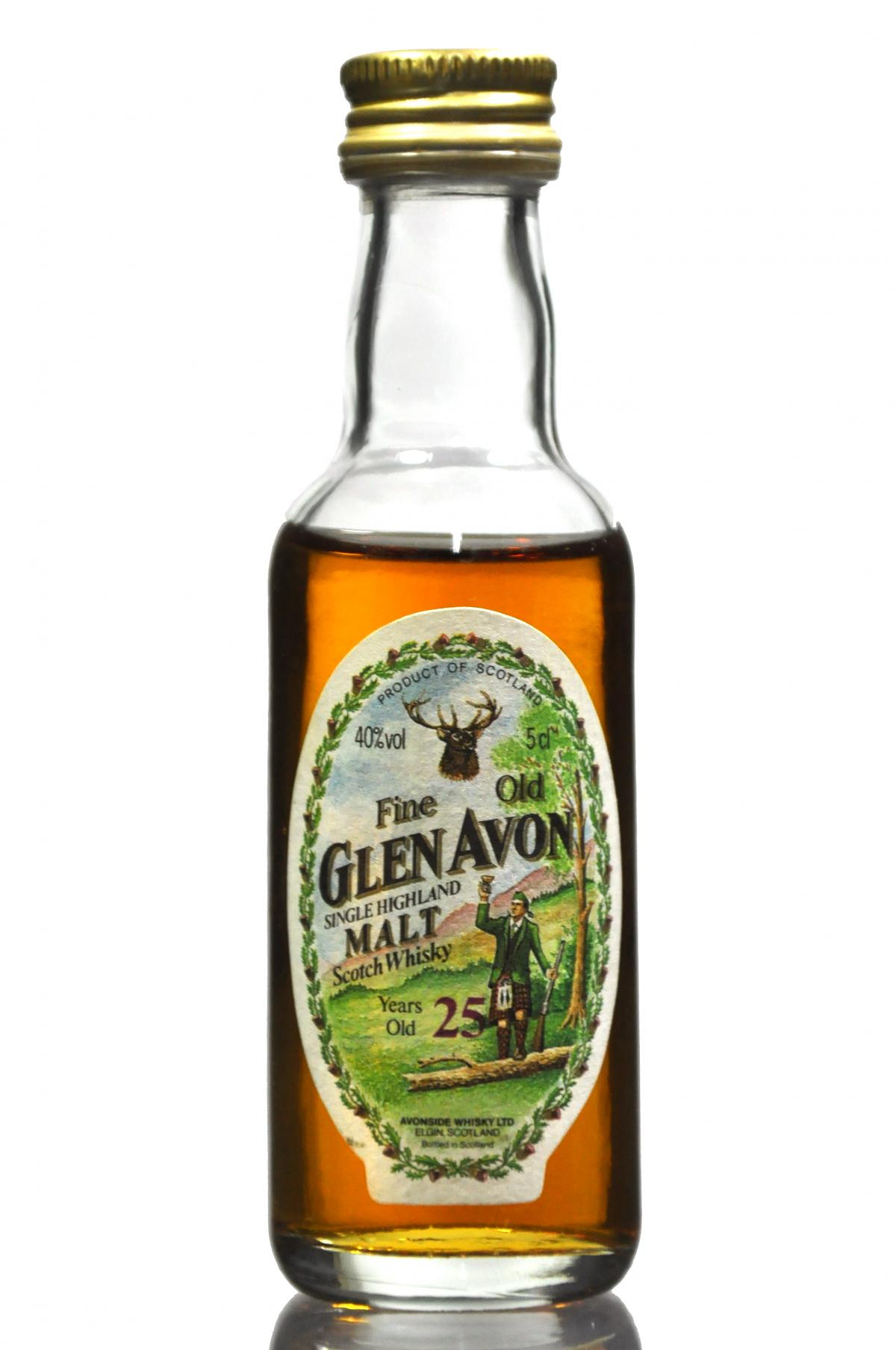 Glen Avon 25 Year Old Miniature