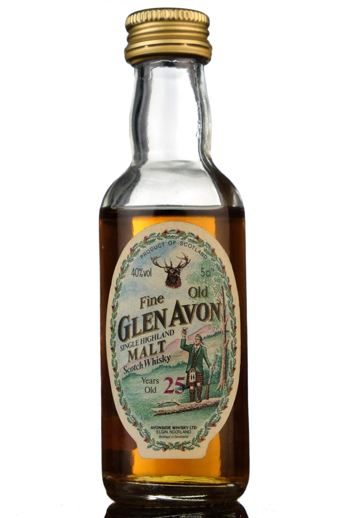 Glen Avon 25 Year Old Miniature