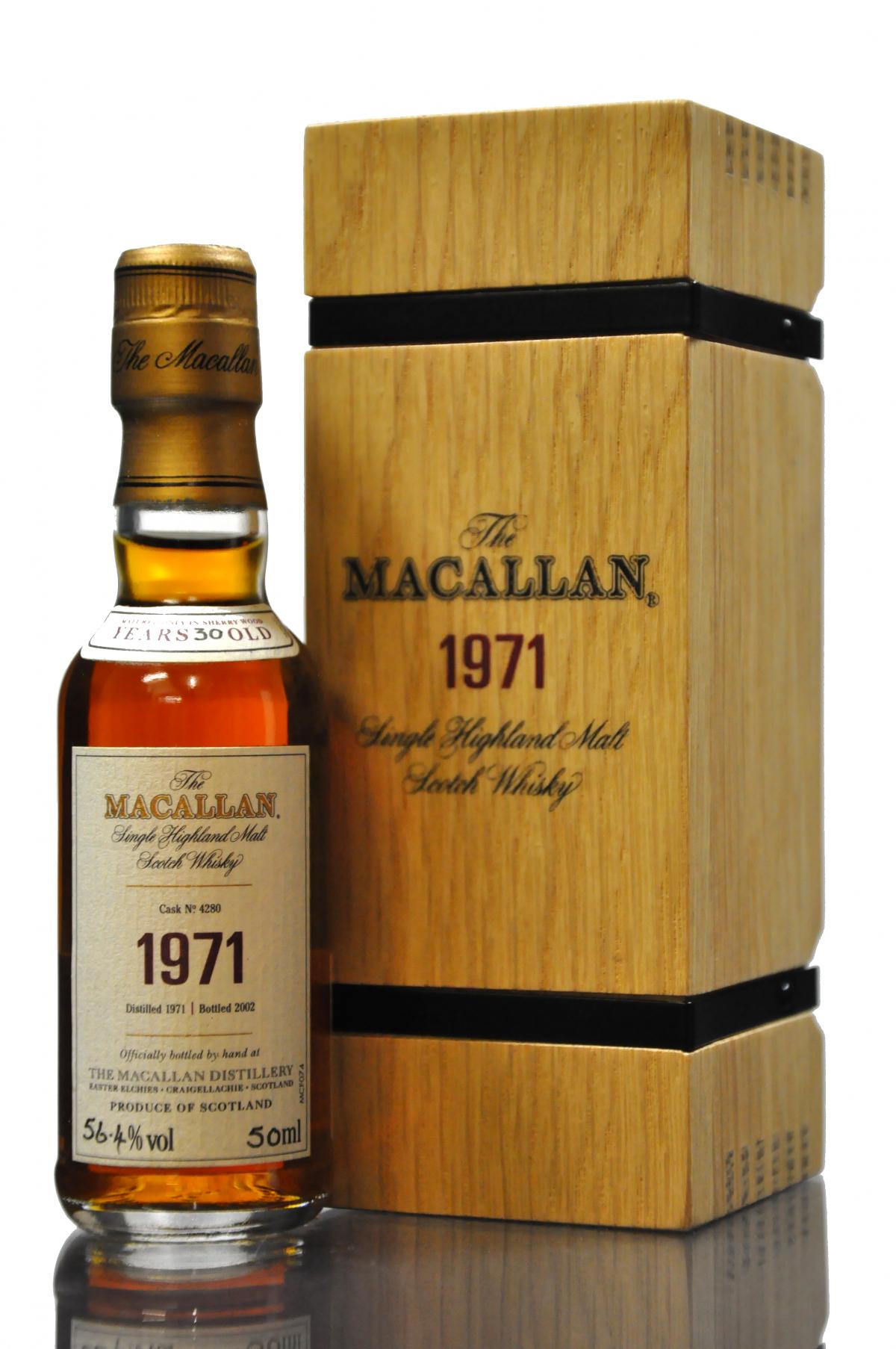 Macallan 1971-2002 - 30 Year Old - Fine & Rare Miniature