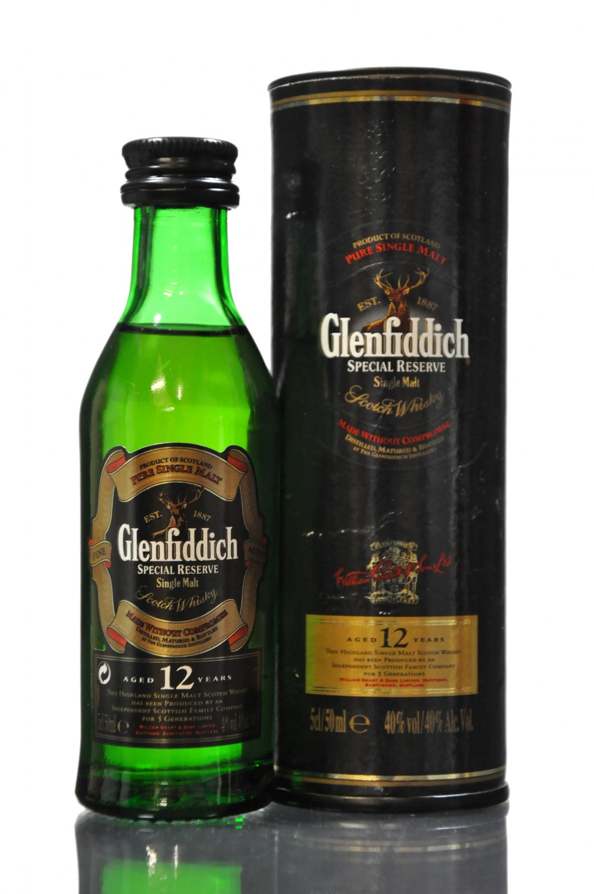 Glenfiddich Special Reserve - 12 Year Old Miniature
