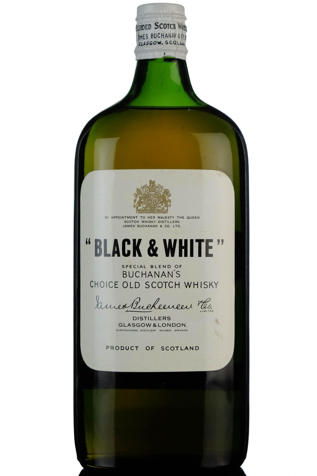 Buchanans Black & White - 1960s