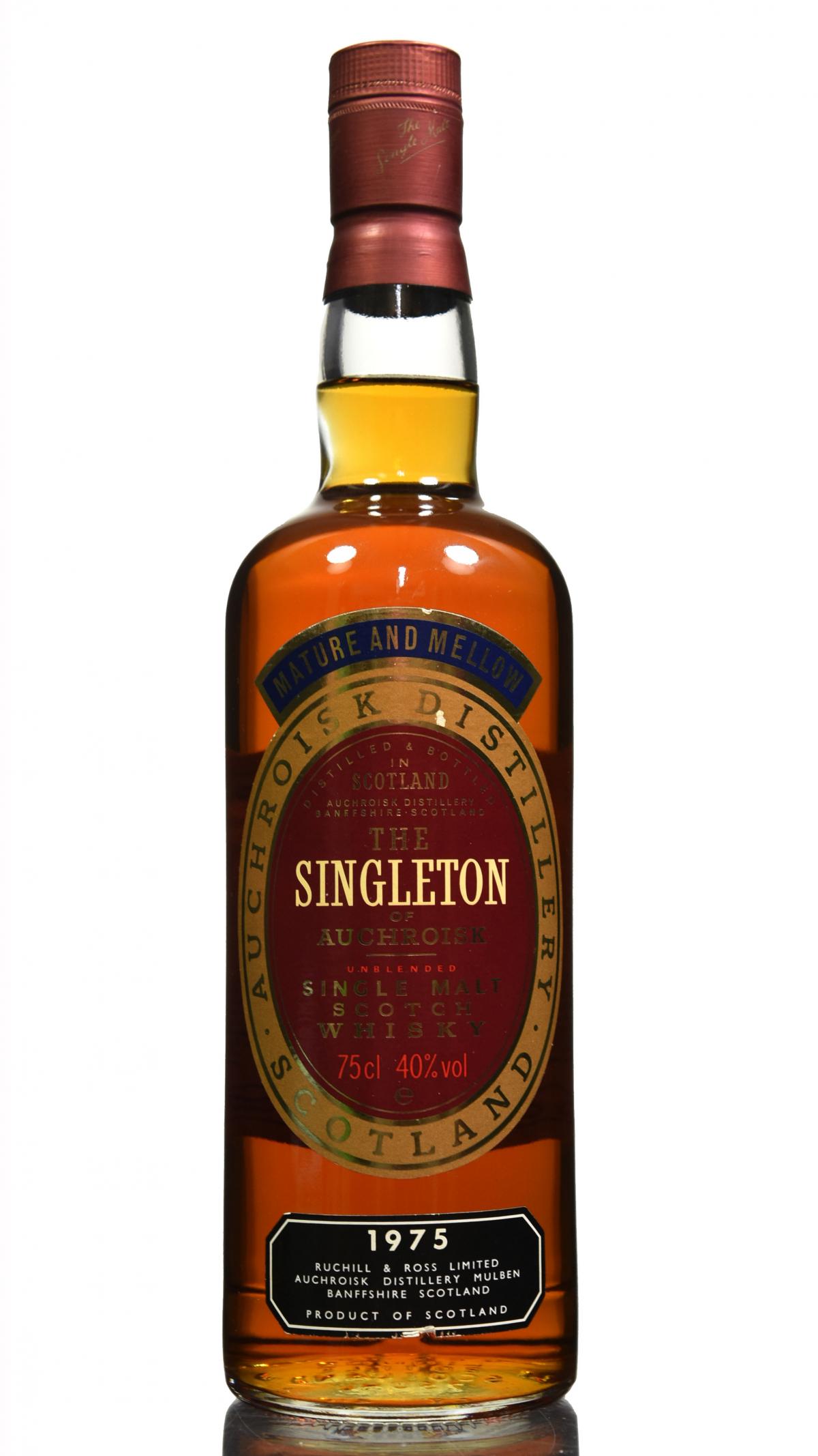 Singleton Of Auchroisk 1975