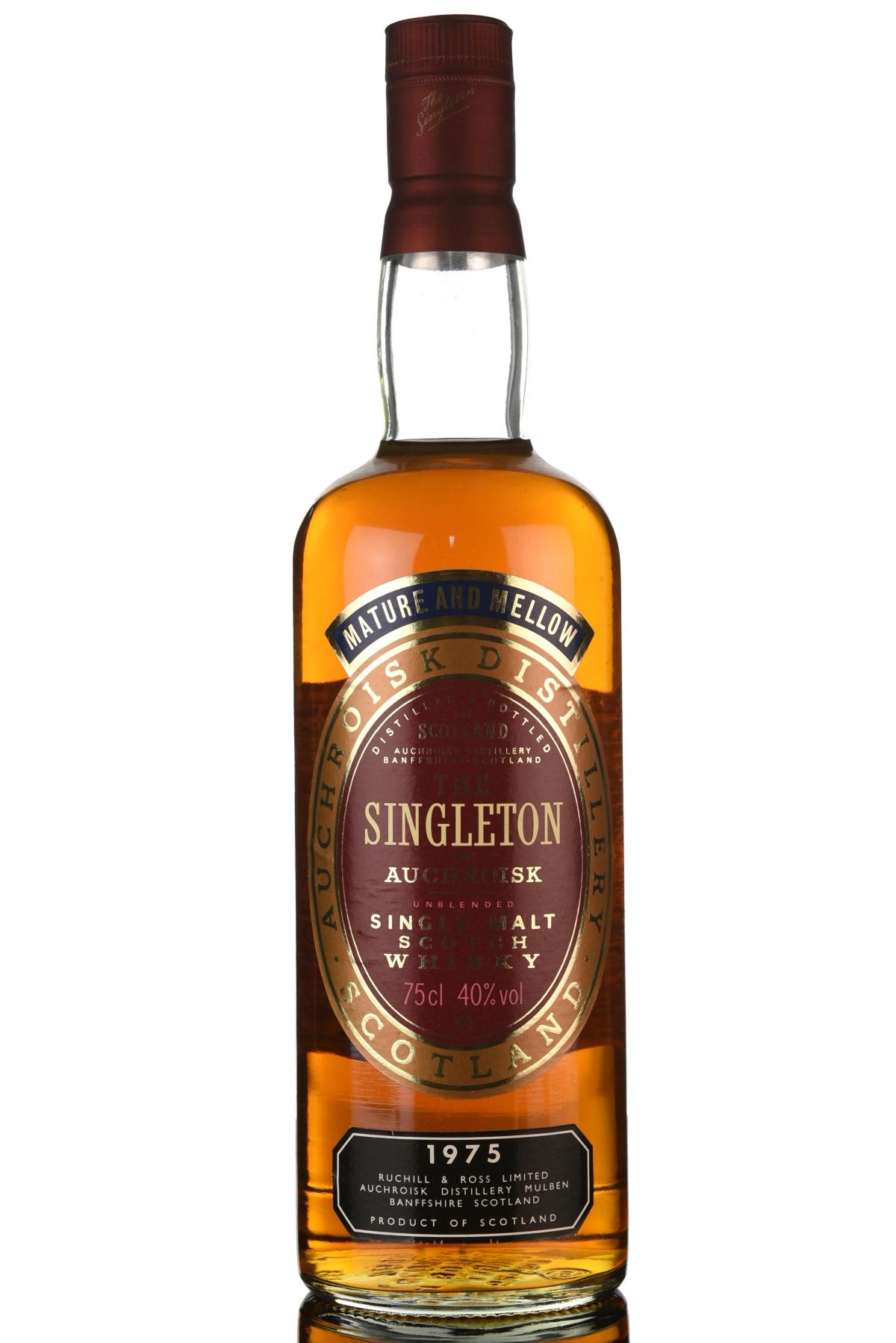 Singleton Of Auchroisk 1975