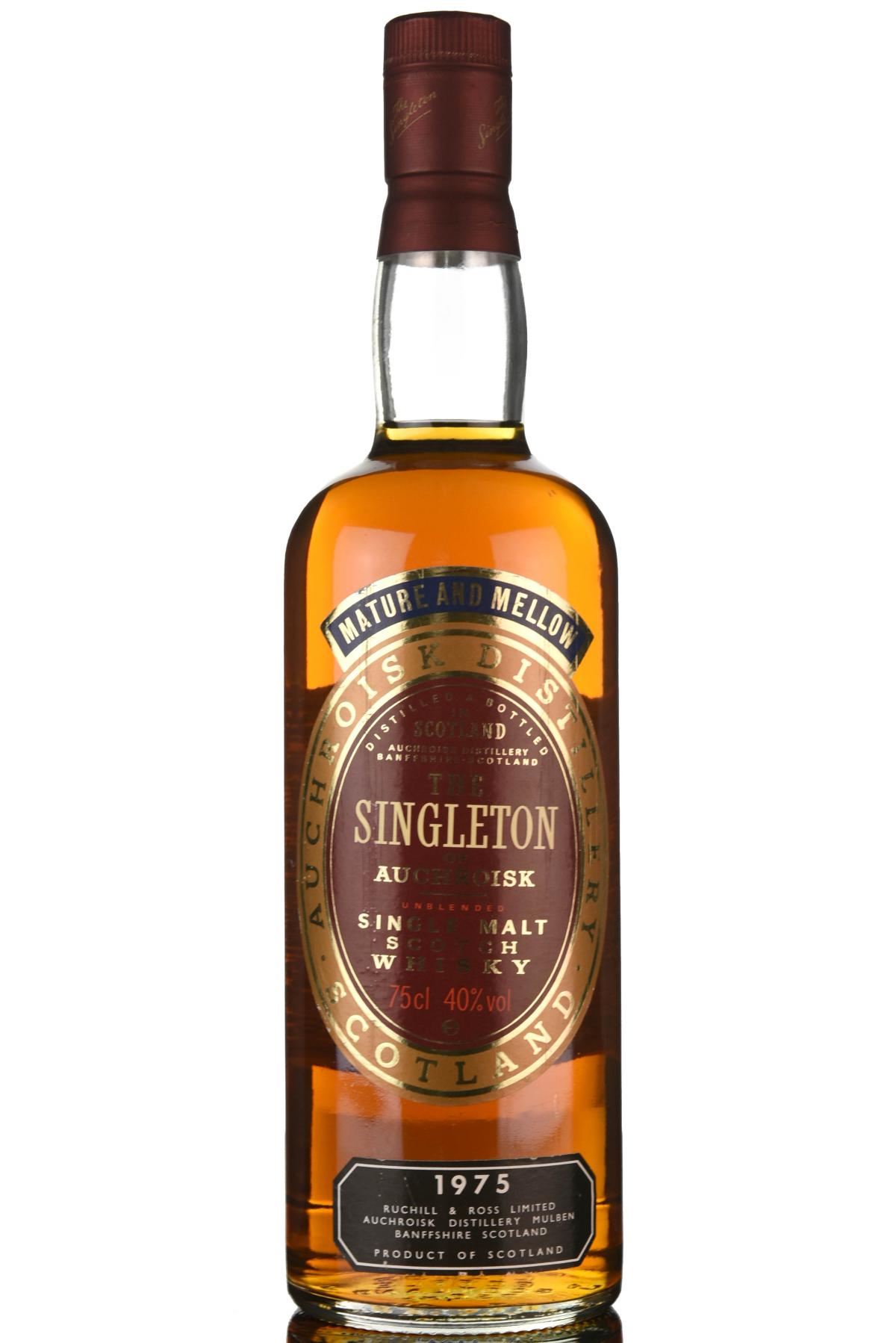 Singleton Of Auchroisk 1975