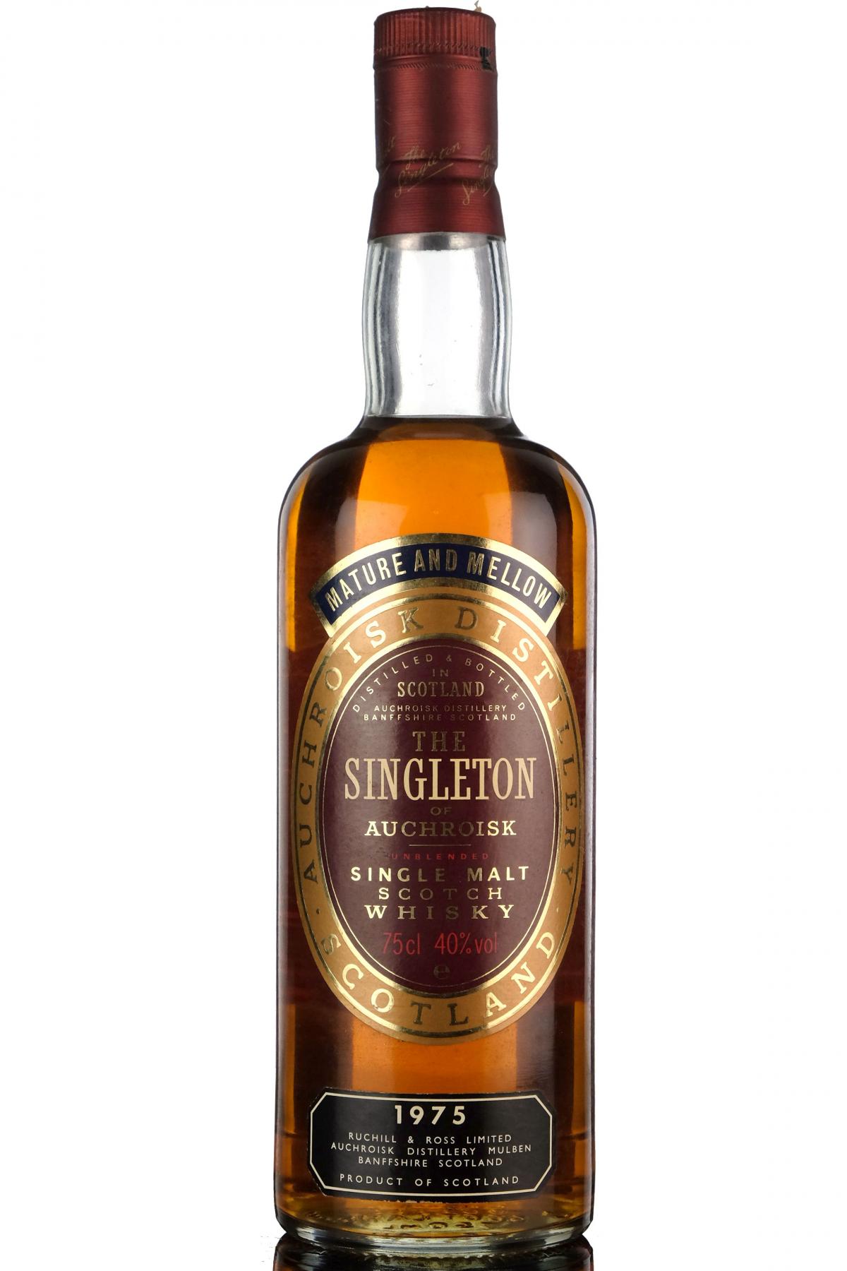 Singleton Of Auchroisk 1975