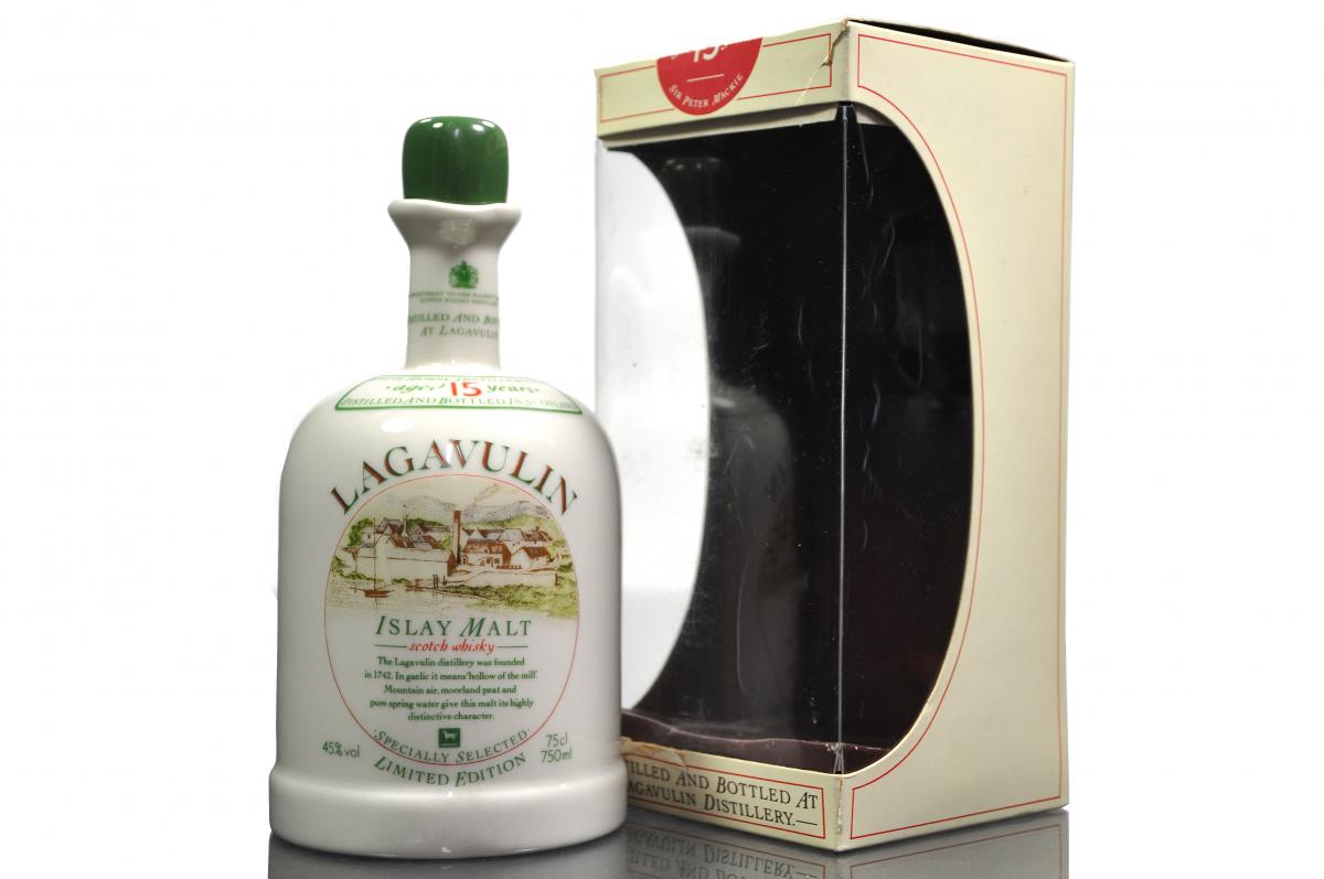 Lagavulin 15 Year Old Ceramic - 1980s