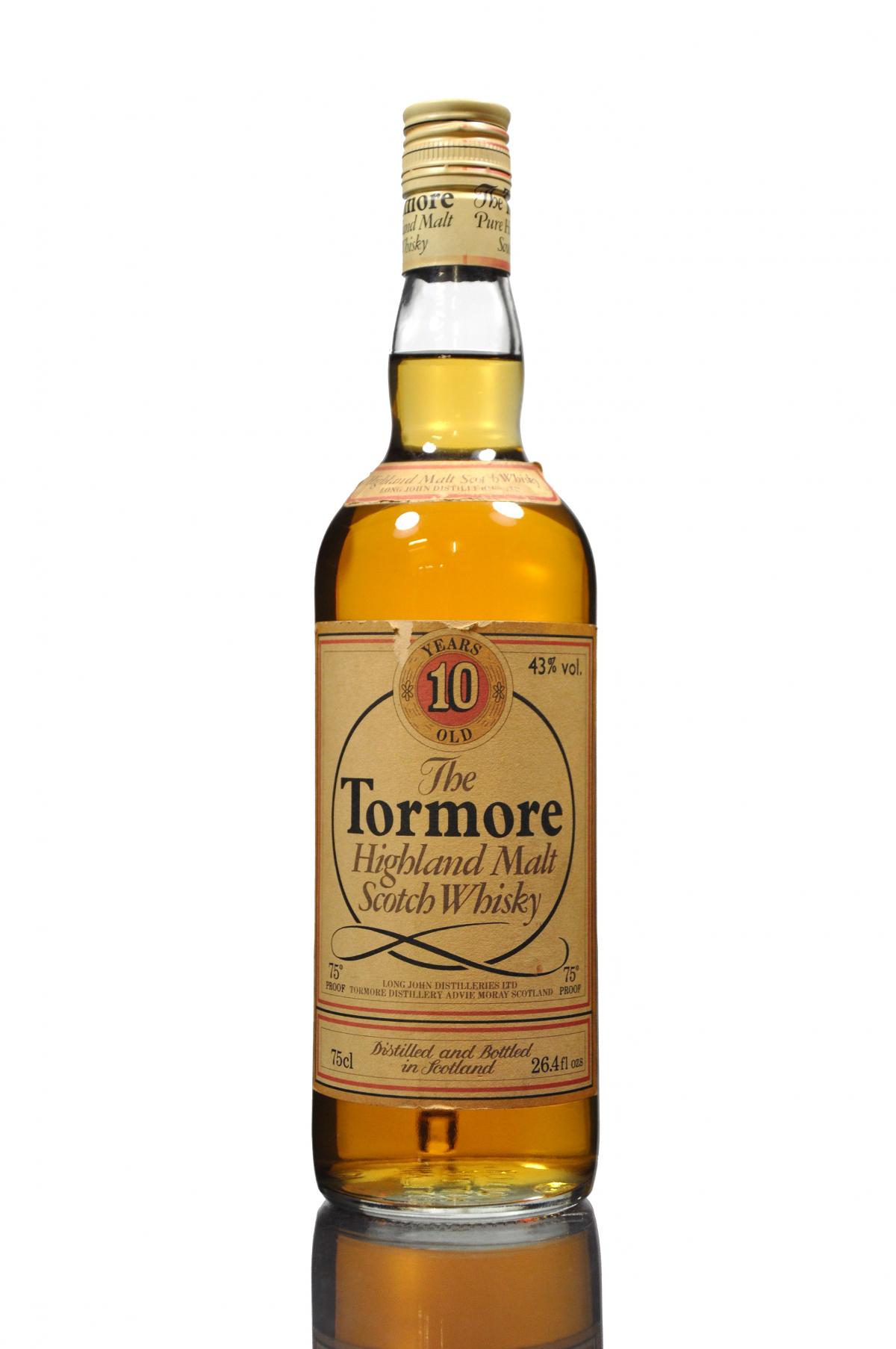 Tormore 10 Year Old - Late 1970s